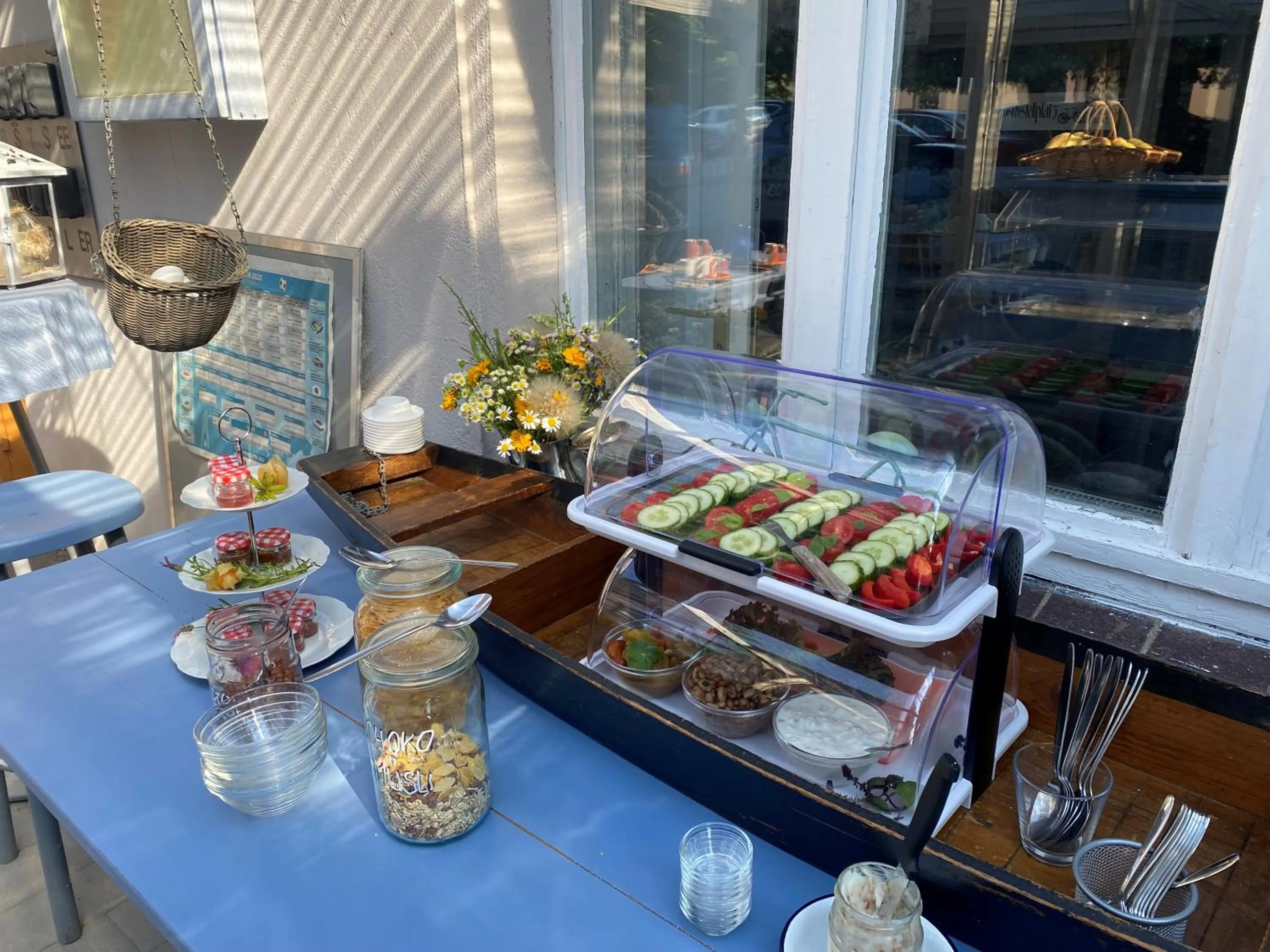 Breakfast in Ostsee Radlerpension Peitz