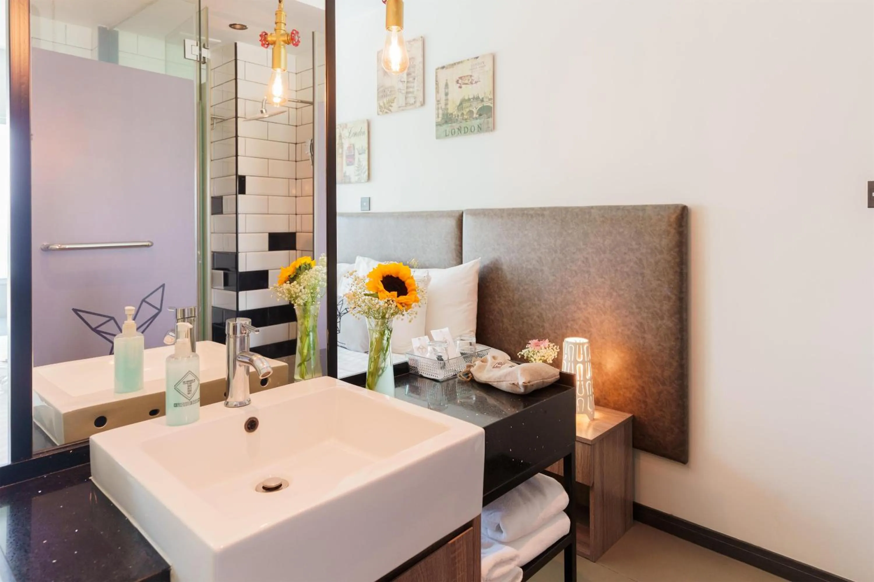 Bathroom in SureStay Plus by Best Western T Pattaya