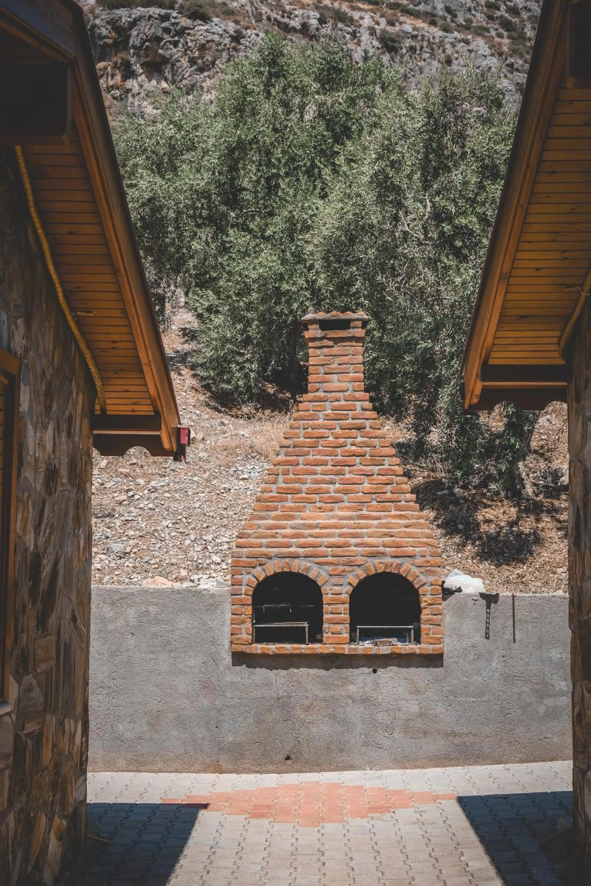 BBQ facilities in Natureland Efes Pension