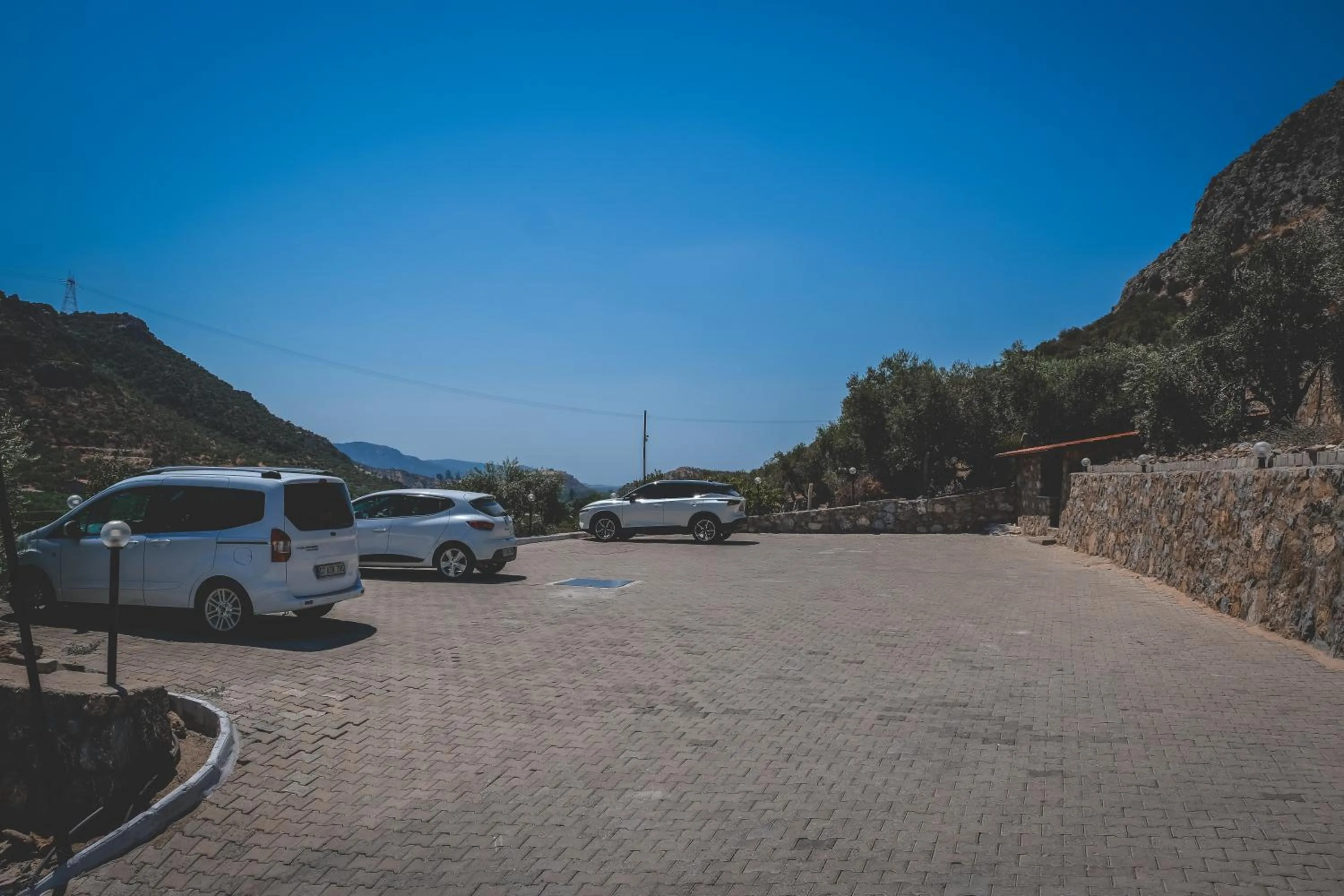 Parking in Natureland Efes Pension