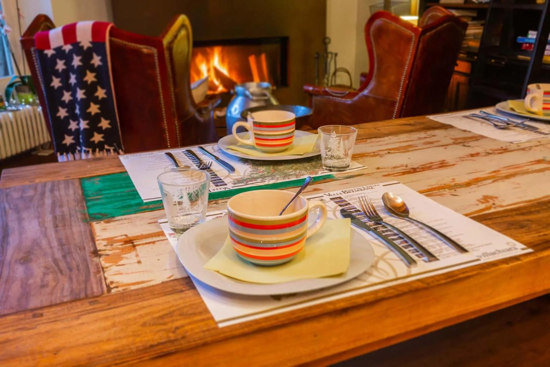 Breakfast in AR Mountains Lodge Villachiara