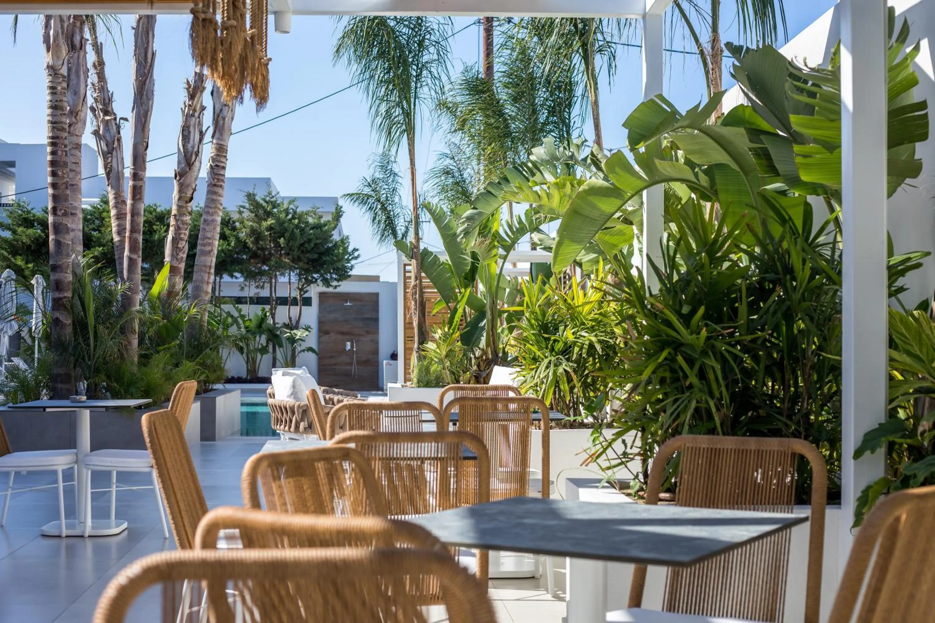 Seating area in CasaStavris - Aparts & Pool Suites