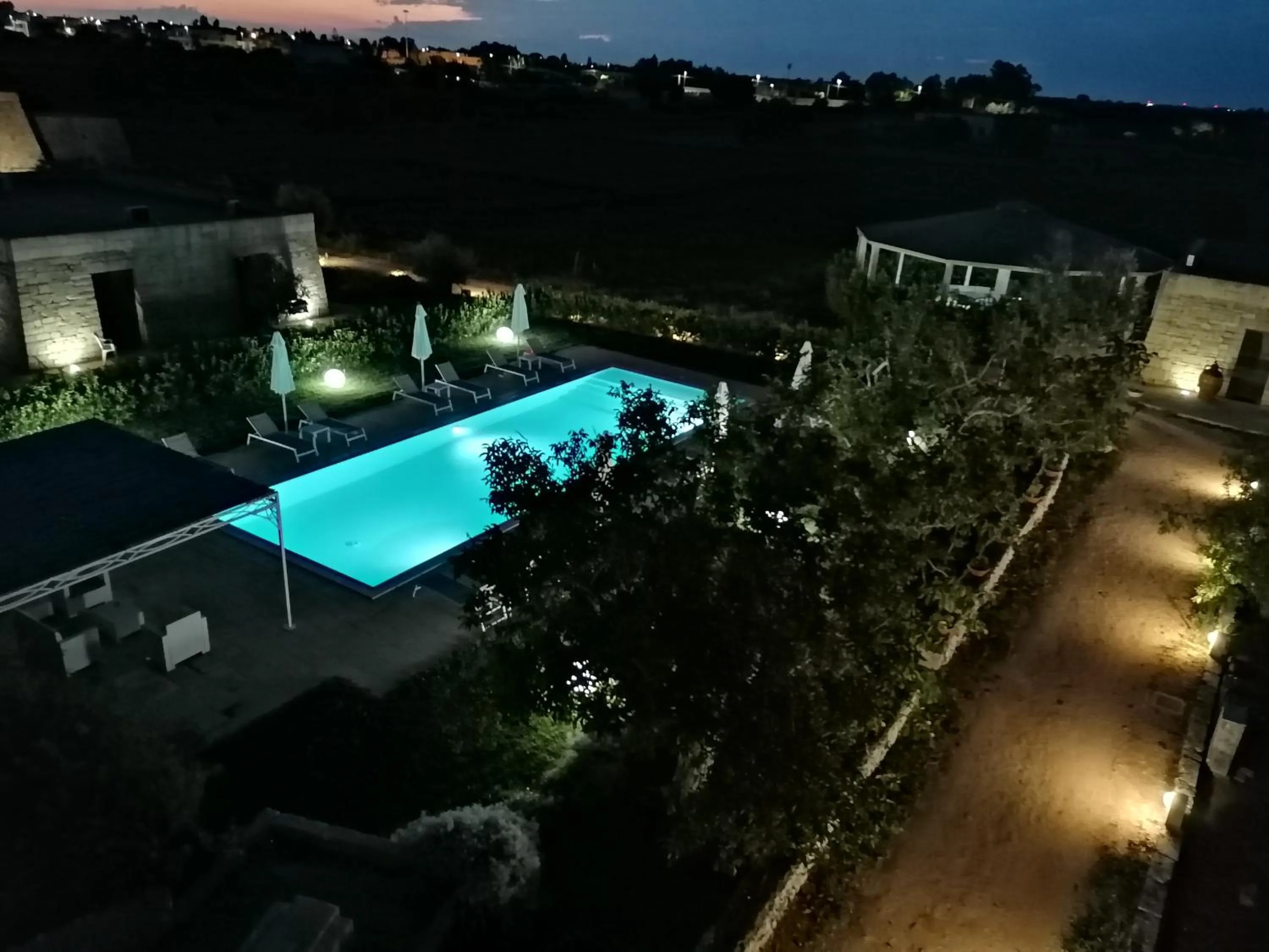 Swimming pool in Tenuta Pigliano Hotel