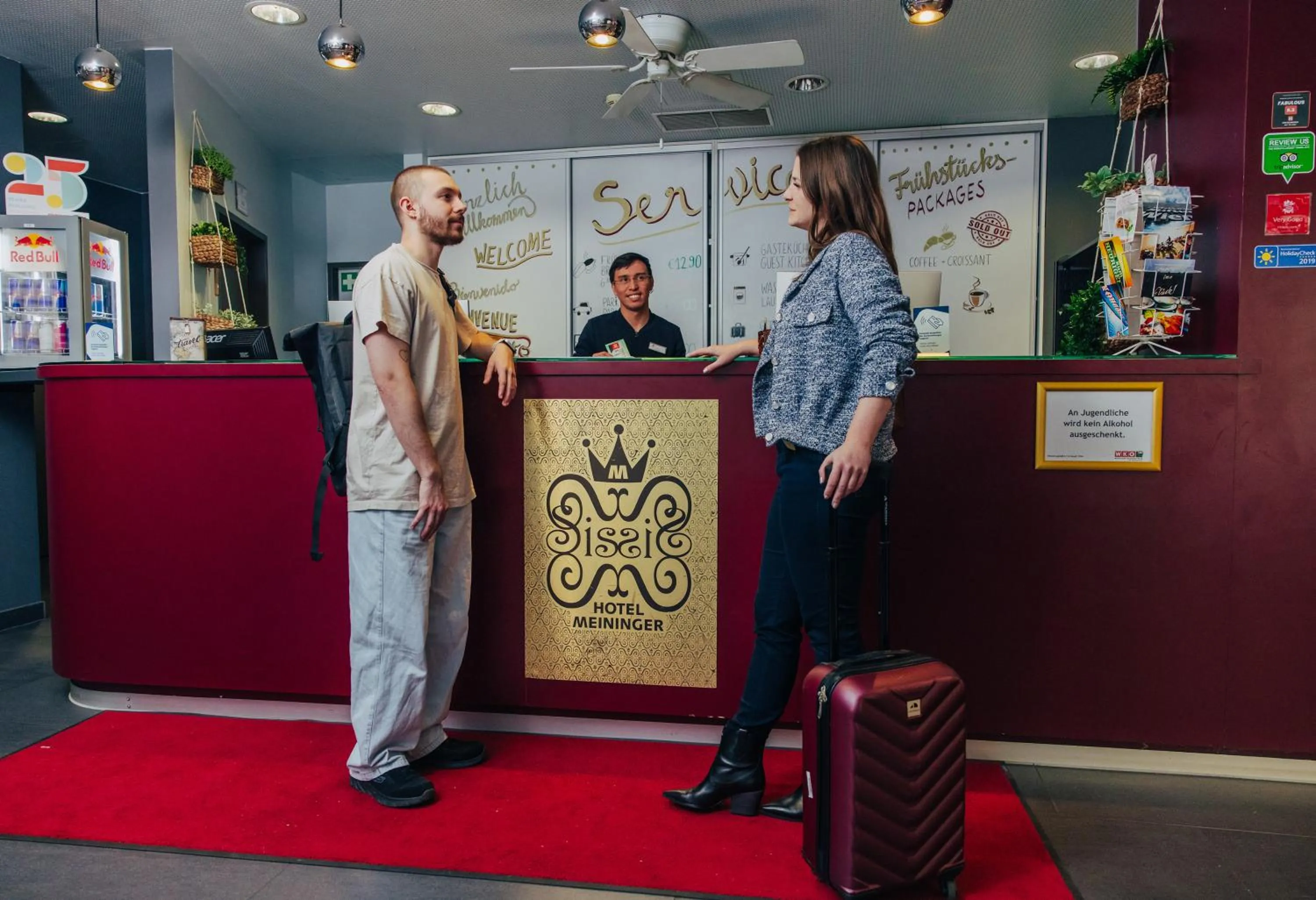 Lobby or reception in MEININGER Hotel Wien Downtown Sissi