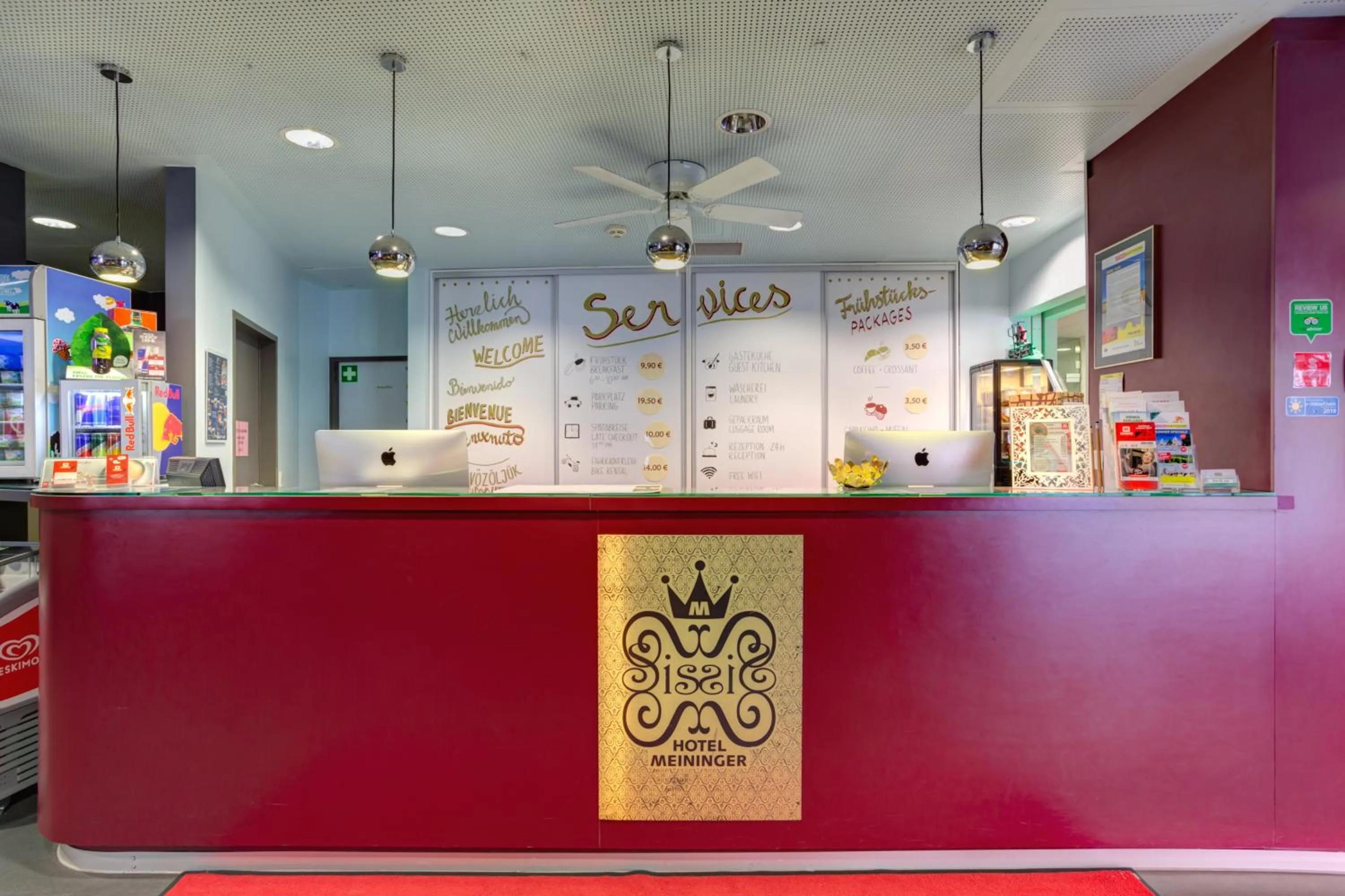 Lobby or reception in MEININGER Hotel Wien Downtown Sissi