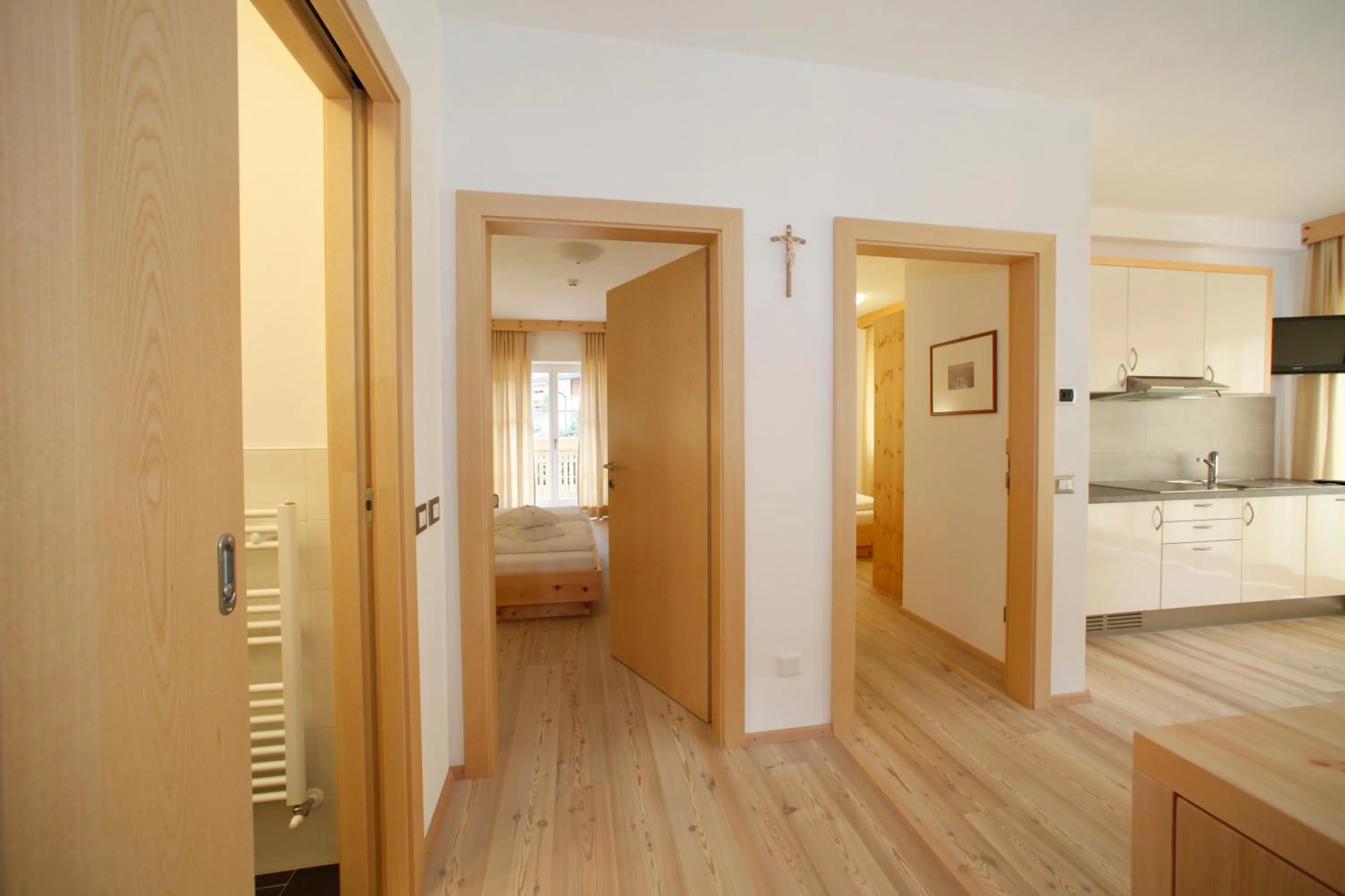 Kitchen or kitchenette, Bed in Christophorus Mountain Residence