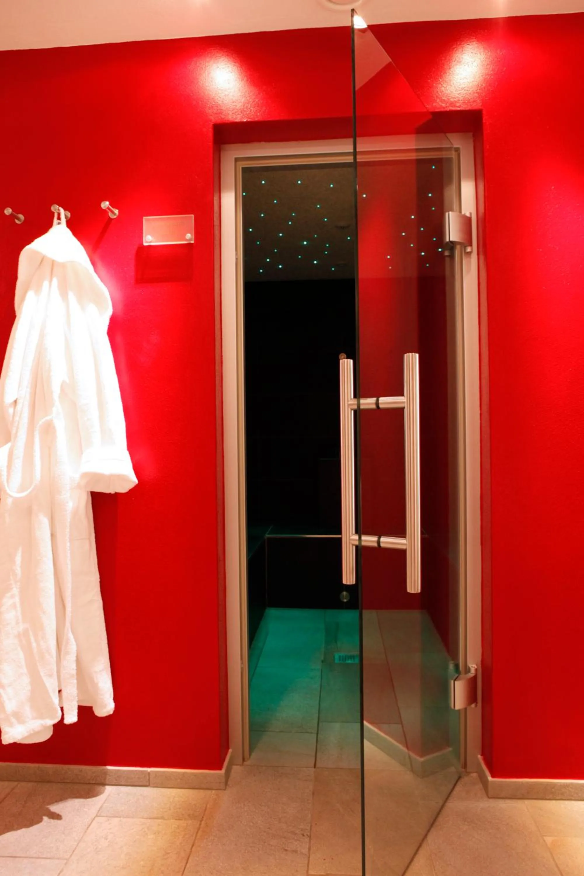 Steam room in Christophorus Mountain Residence