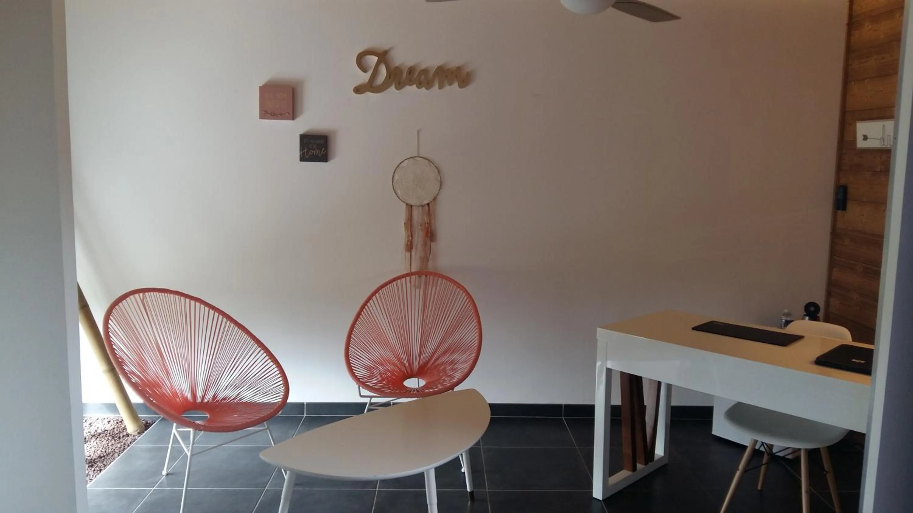 Seating area in Bio-Motel