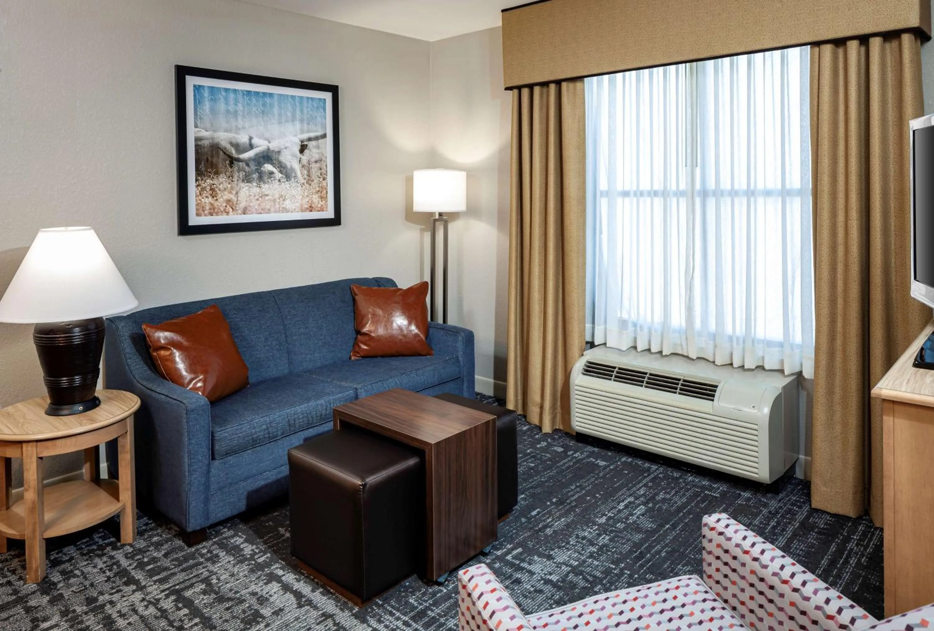 Living room in Homewood Suites by Hilton Austin/Round Rock