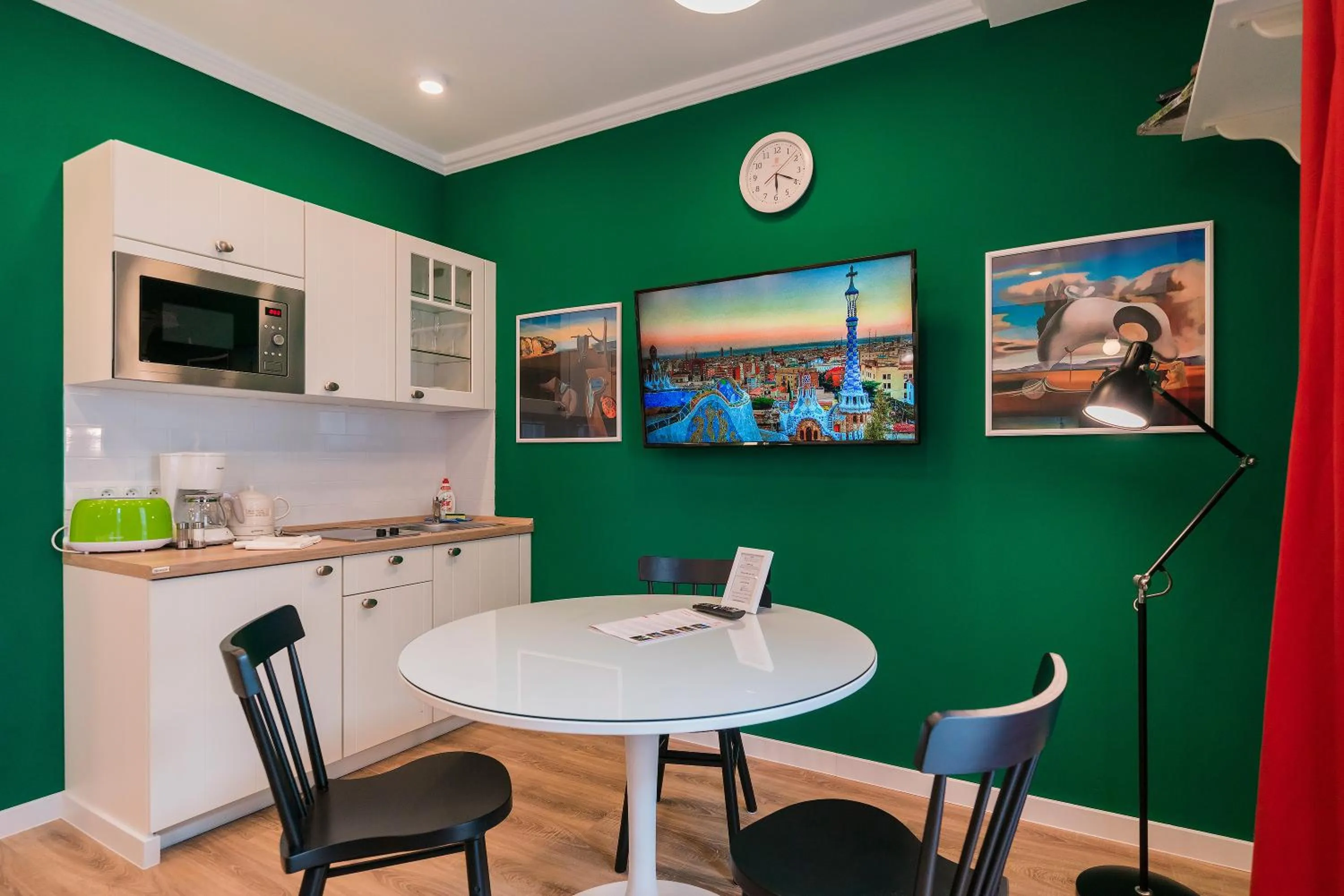 Dining area in Revelton Studios Františkovy Lázně
