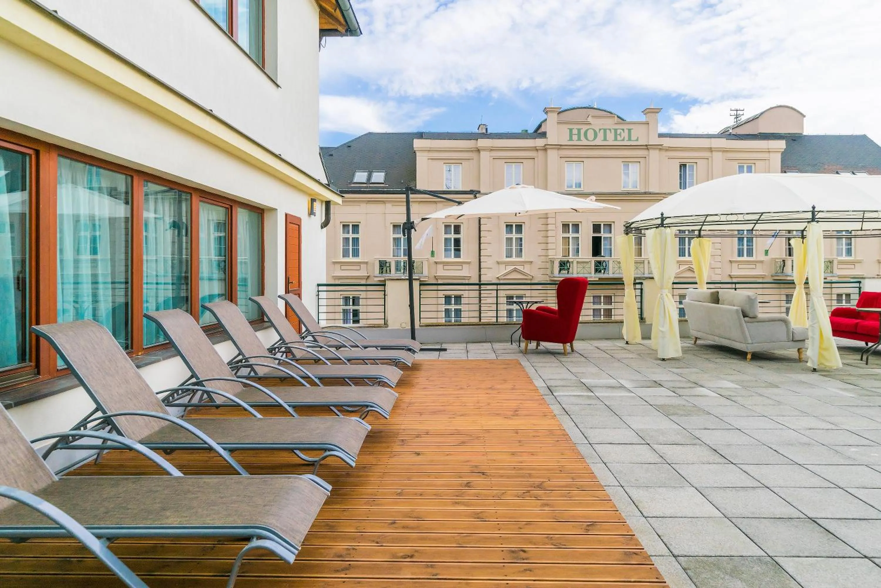 Balcony/Terrace in Revelton Studios Františkovy Lázně
