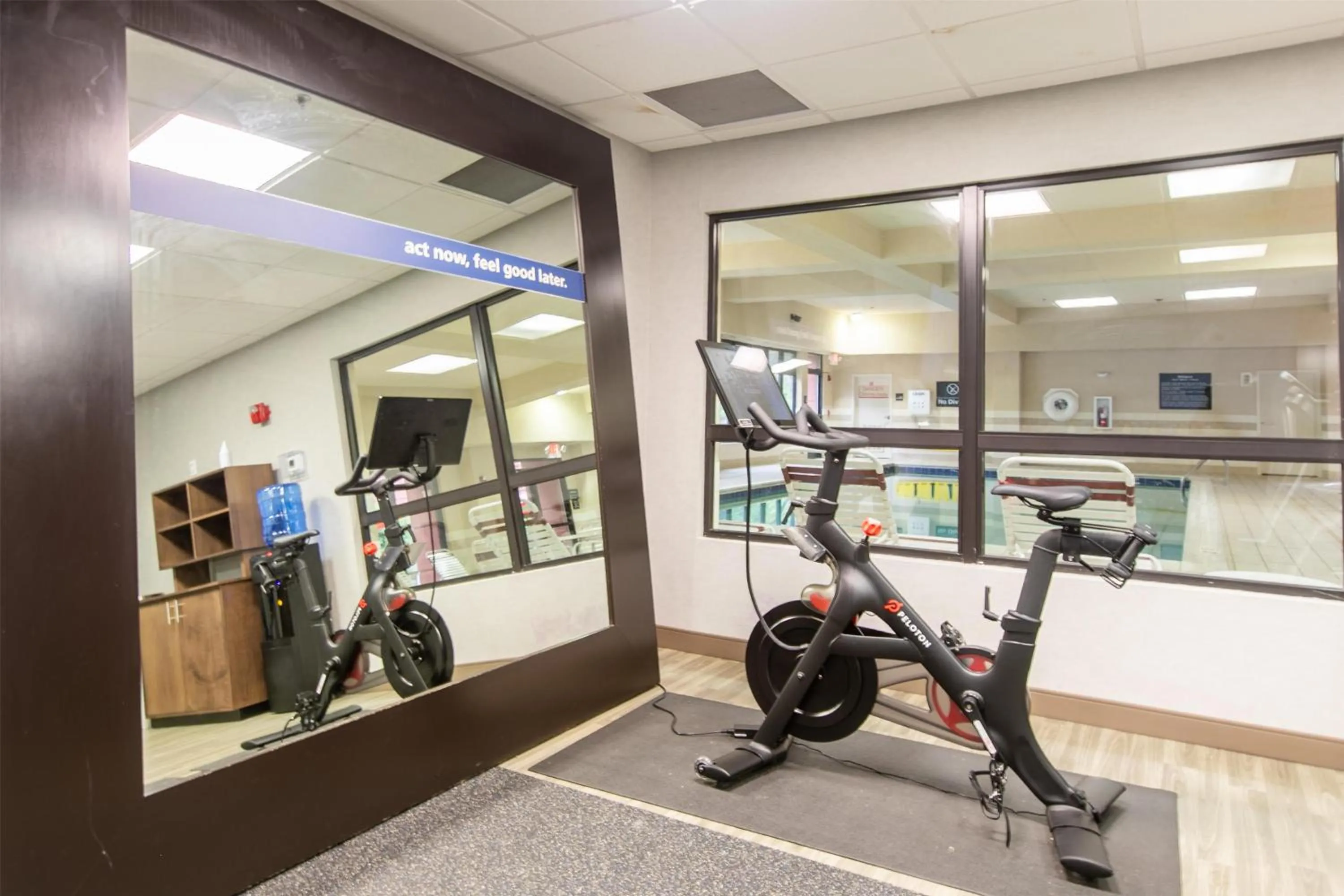Fitness centre/facilities in Hampton Inn & Suites Wilder