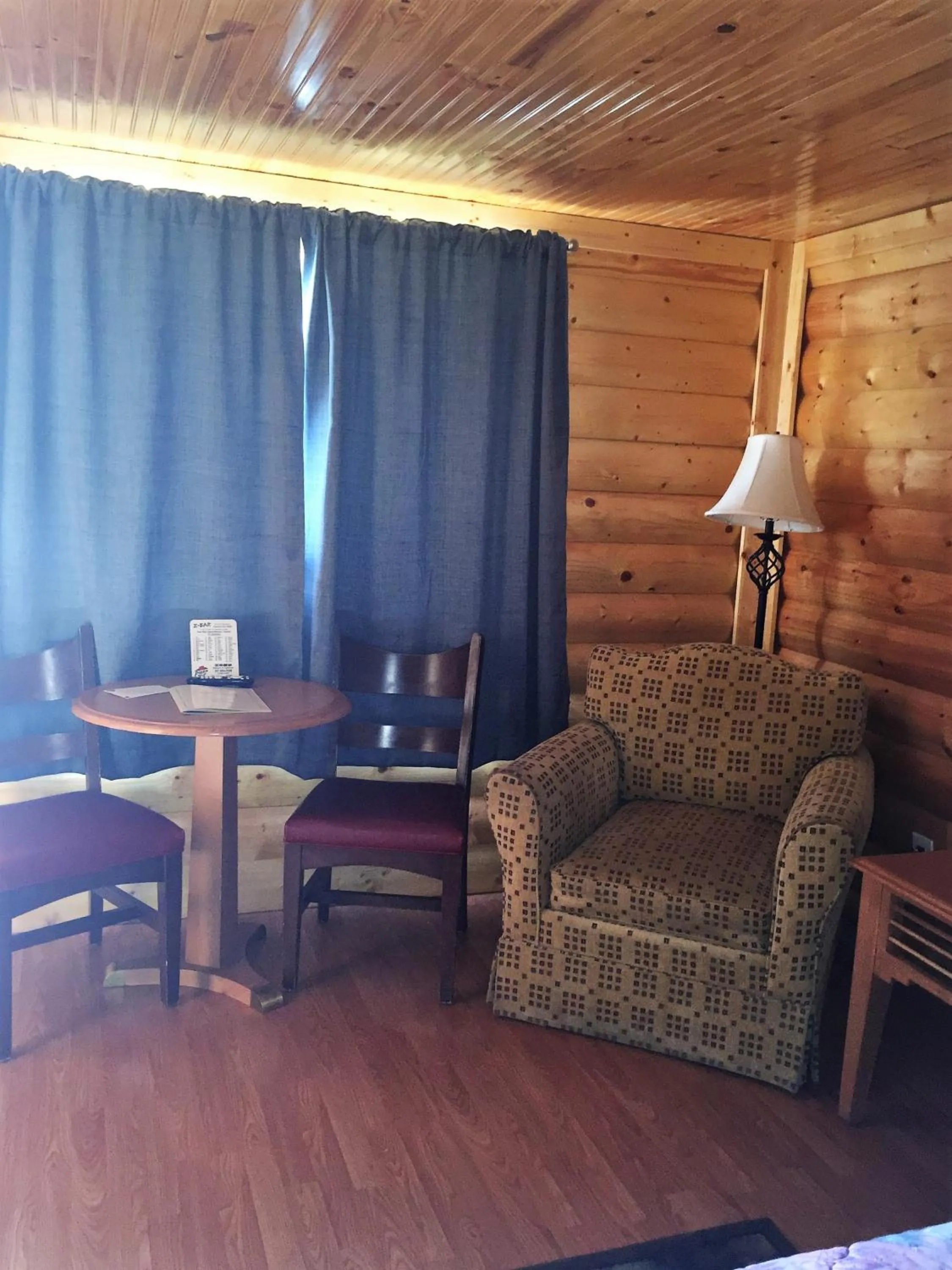 Seating area in Z Bar Motel