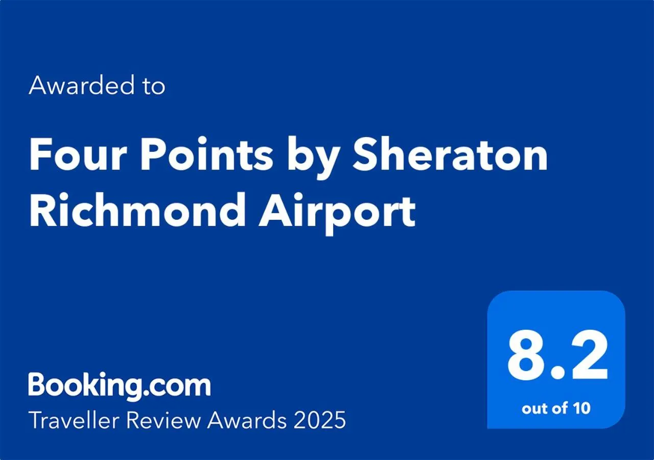 Certificate/Award in Four Points by Sheraton Richmond Airport