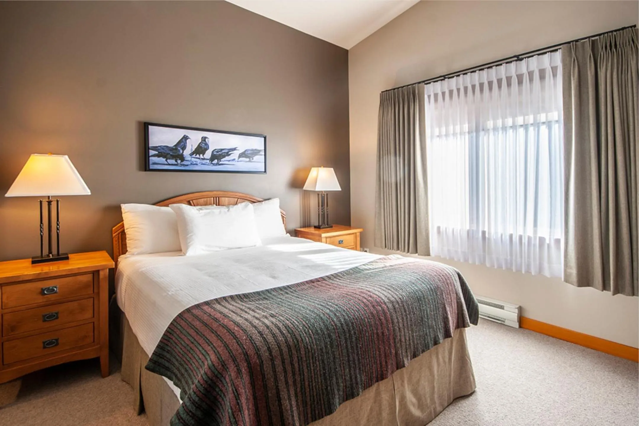 Bed in Himwitsa Lodge