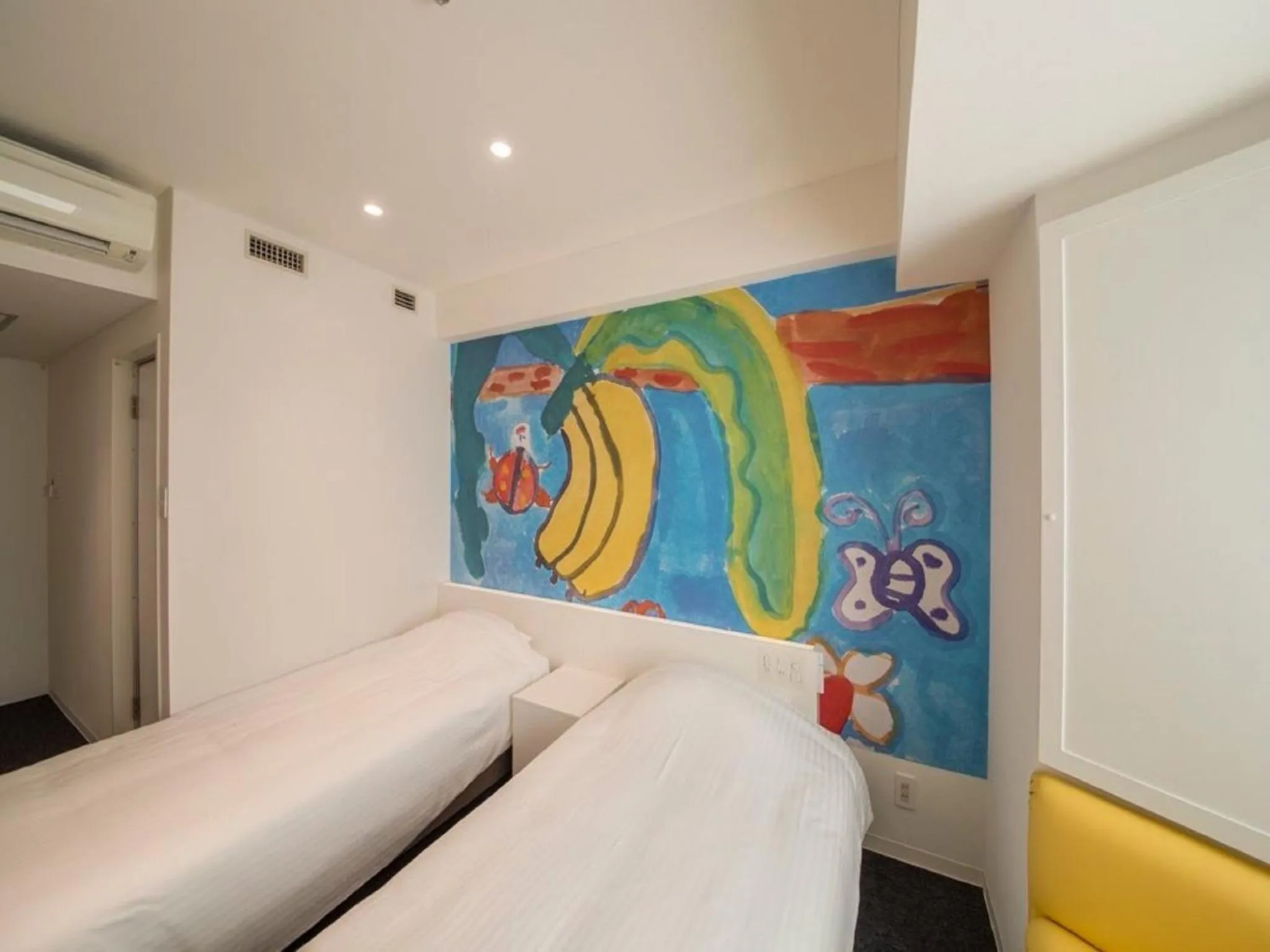 Photo of the whole room, Bed in Hotel Art Stay Naha Kokusai-Dori