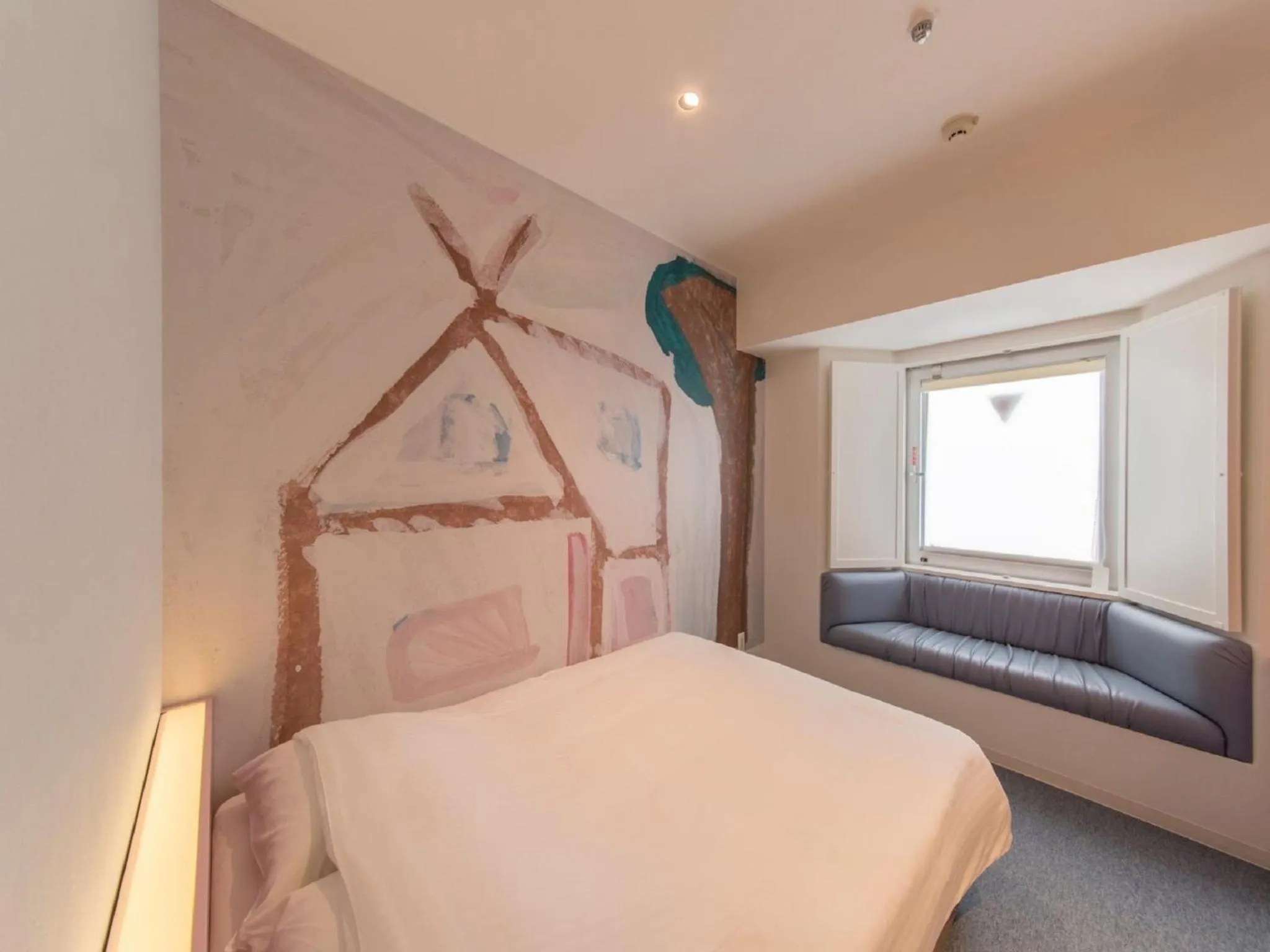 Photo of the whole room, Bed in Hotel Art Stay Naha Kokusai-Dori