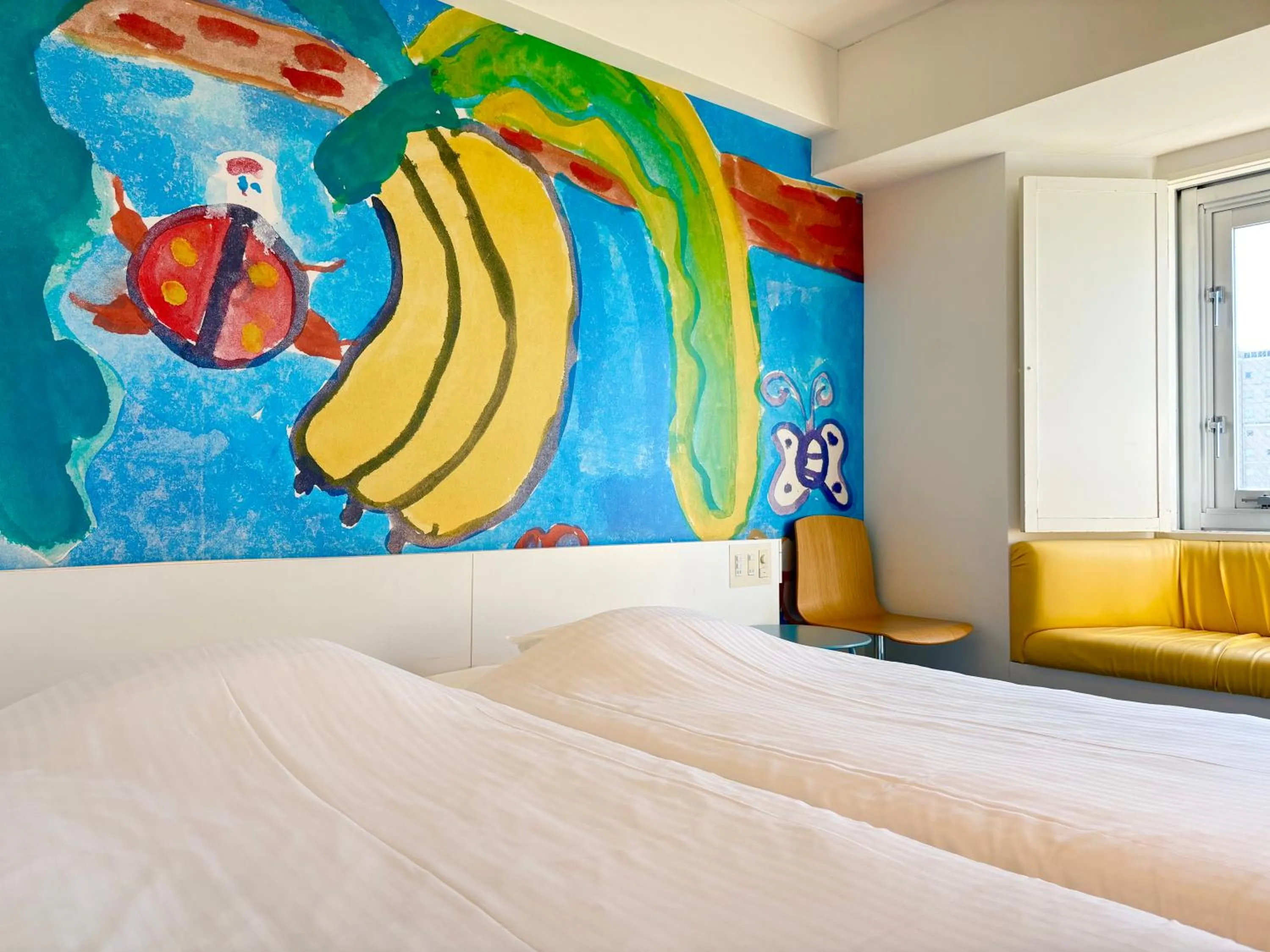 Photo of the whole room, Bed in Hotel Art Stay Naha Kokusai-Dori