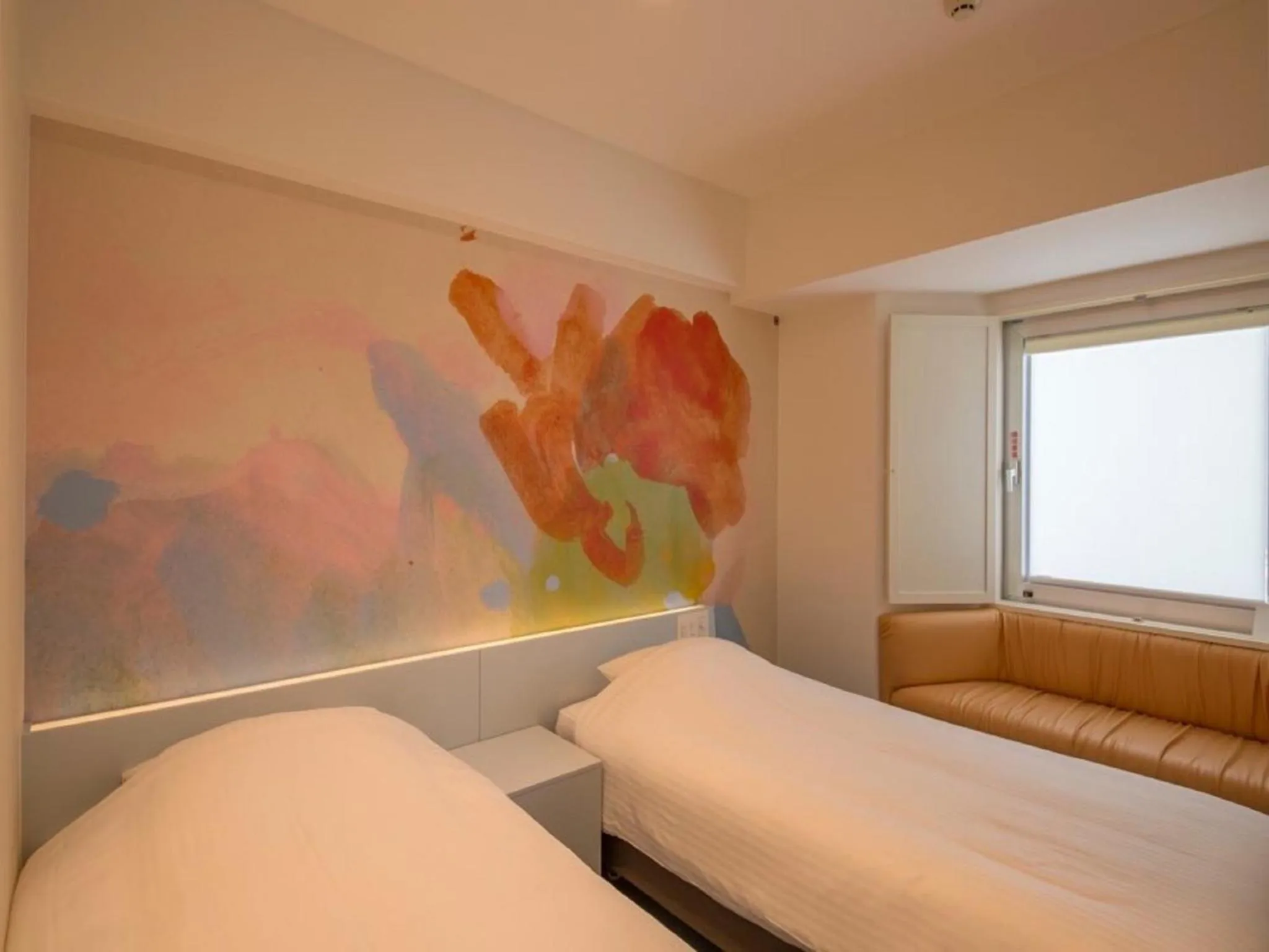 Photo of the whole room, Bed in Hotel Art Stay Naha Kokusai-Dori