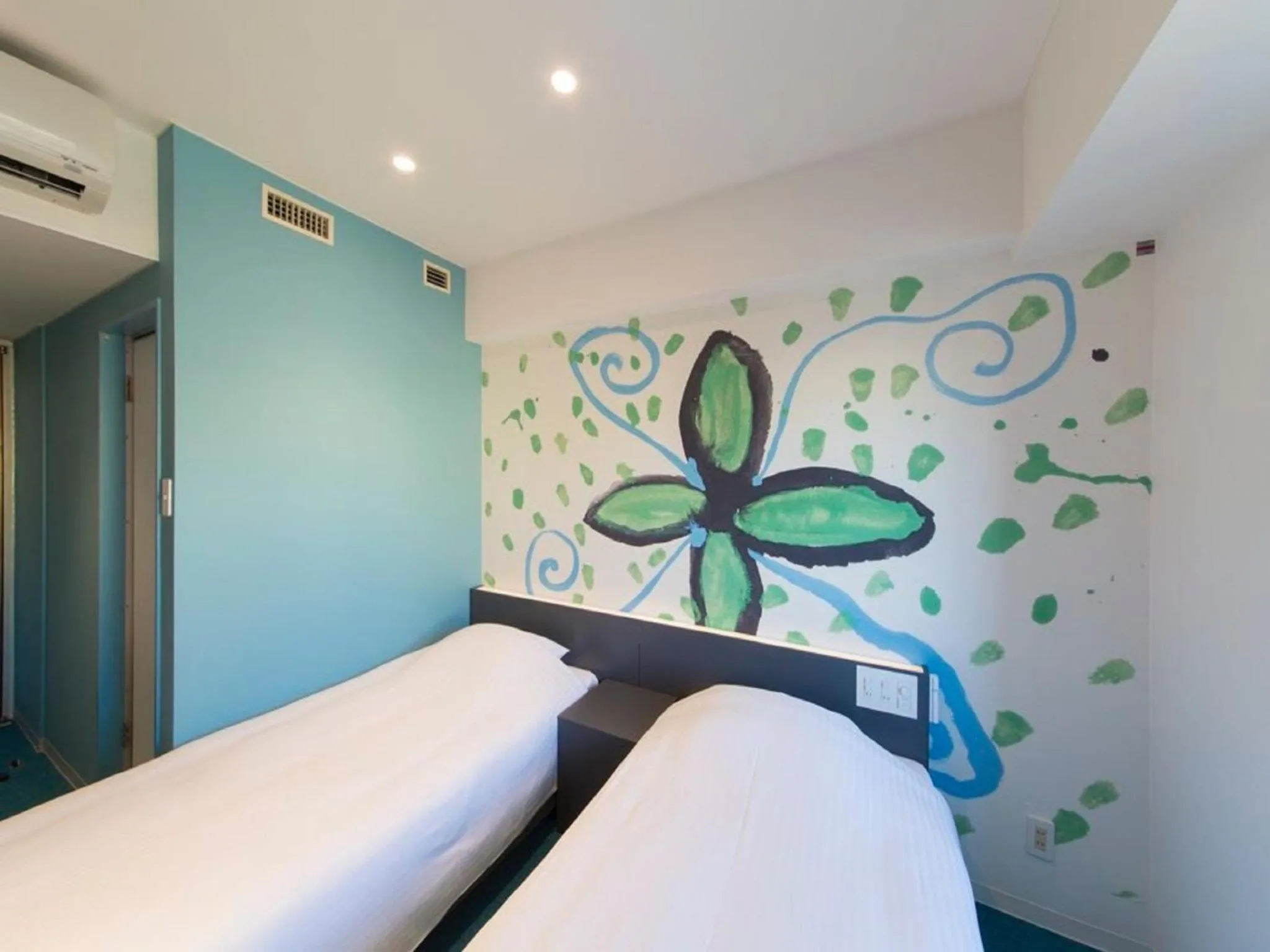 Photo of the whole room, Bed in Hotel Art Stay Naha Kokusai-Dori