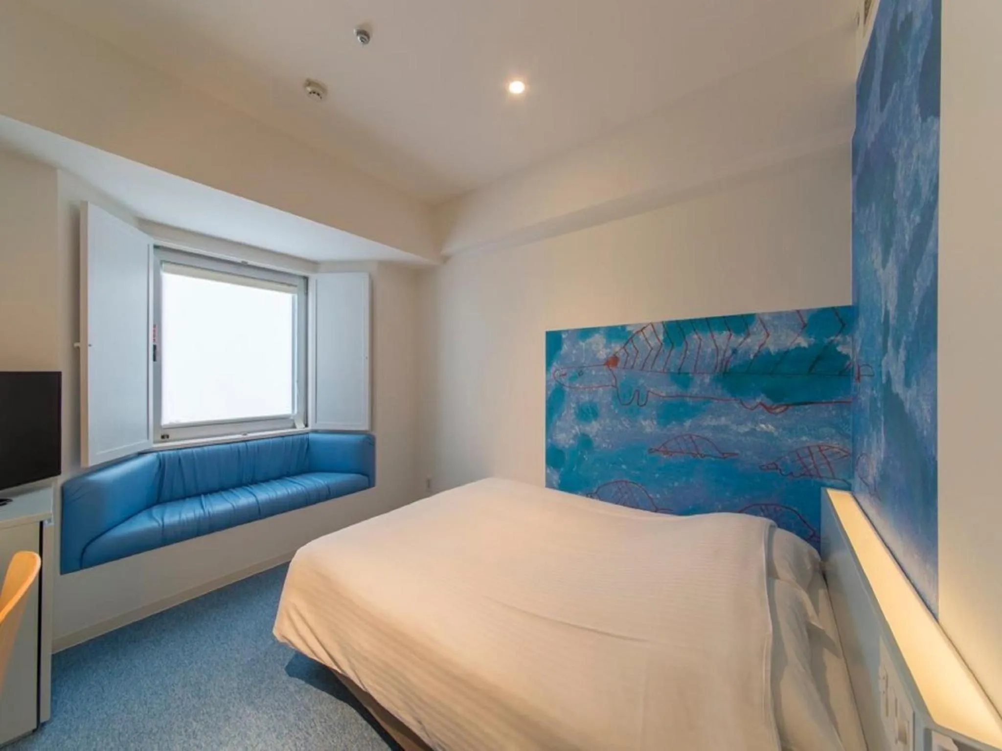 Photo of the whole room, Bed in Hotel Art Stay Naha Kokusai-Dori