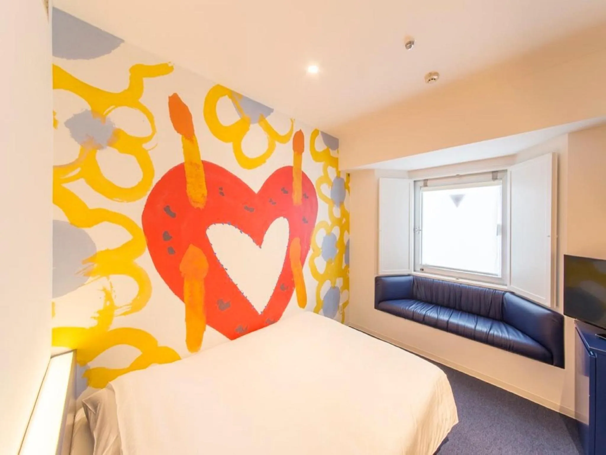 Photo of the whole room, Bed in Hotel Art Stay Naha Kokusai-Dori