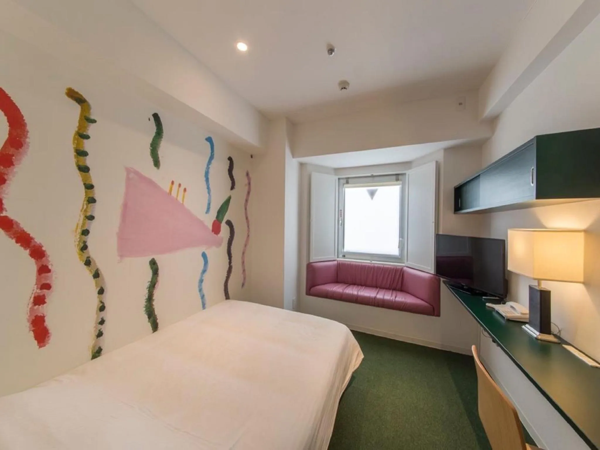 Photo of the whole room, Bed in Hotel Art Stay Naha Kokusai-Dori