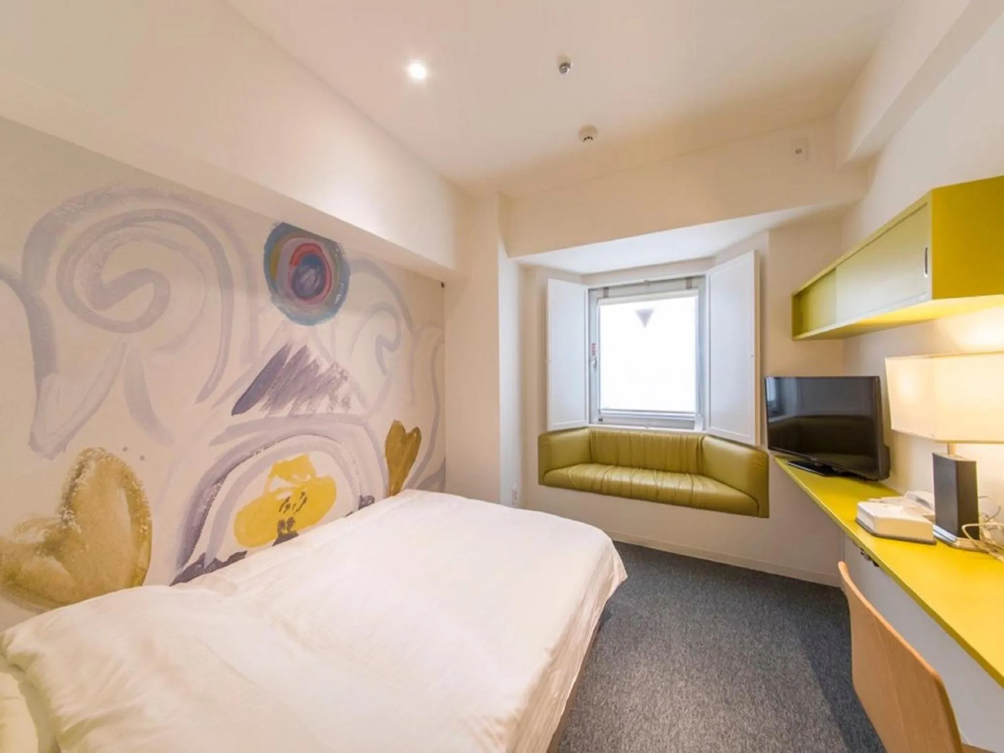 Photo of the whole room, Bed in Hotel Art Stay Naha Kokusai-Dori