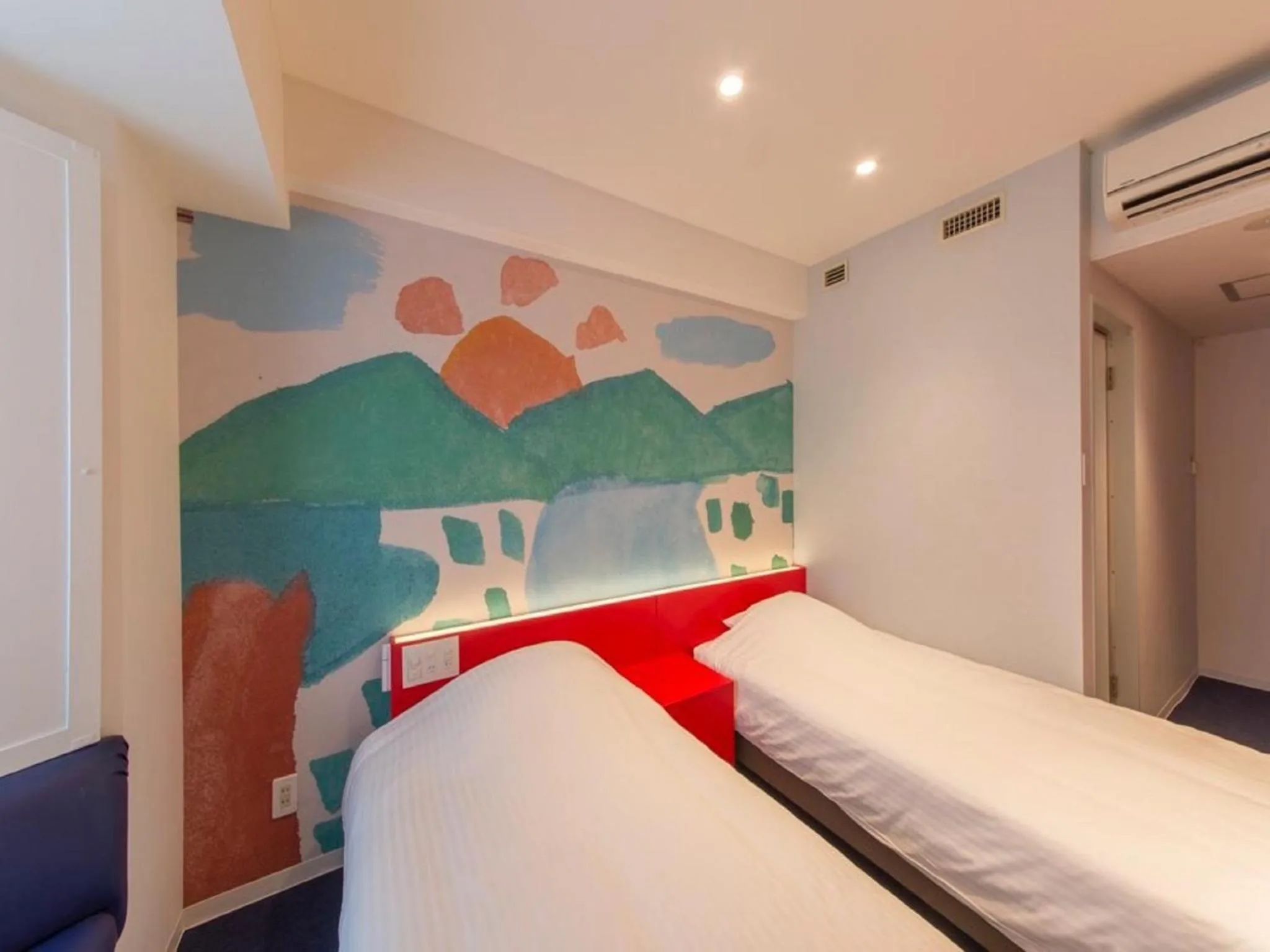 Photo of the whole room, Bed in Hotel Art Stay Naha Kokusai-Dori