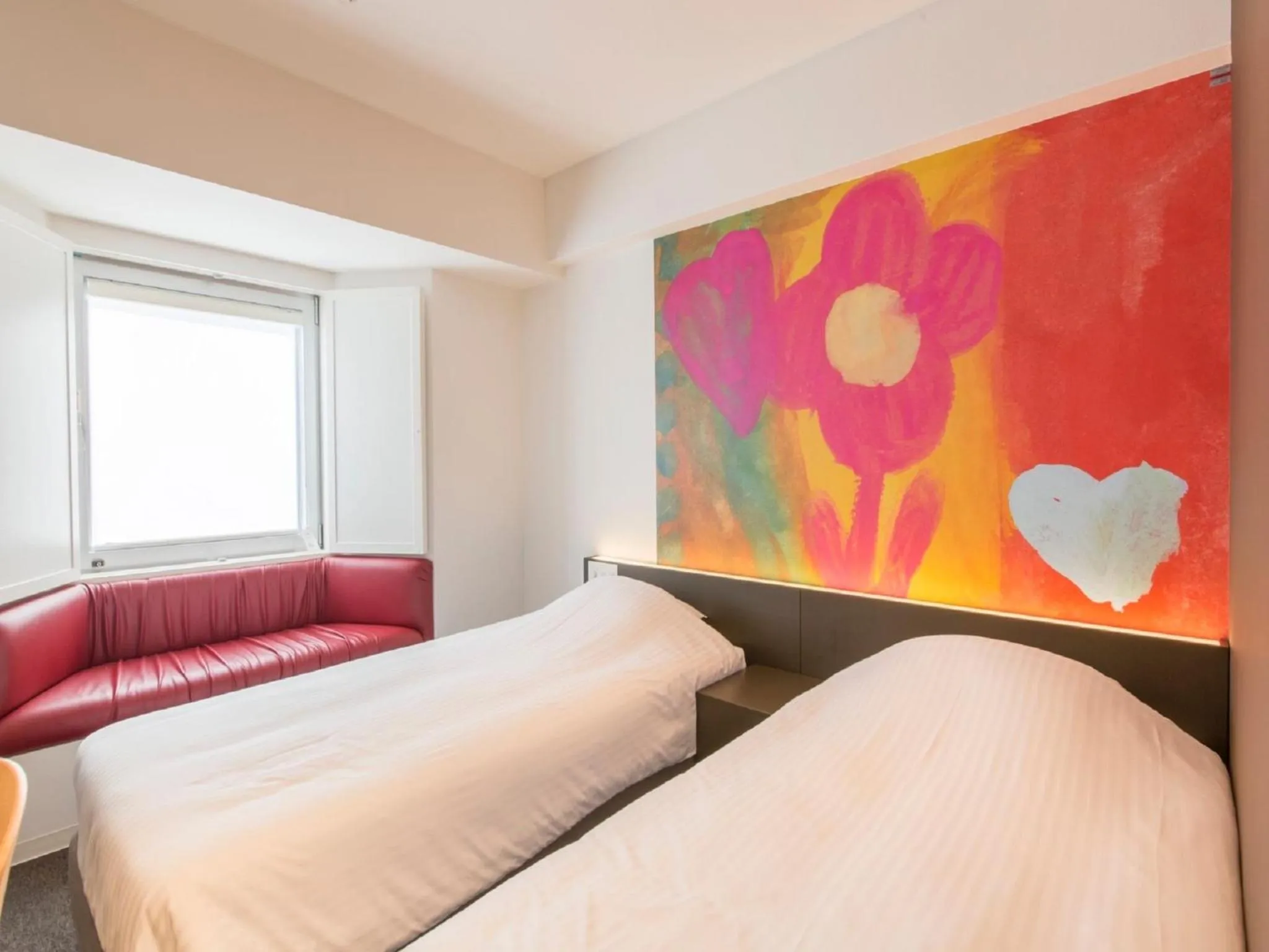 Photo of the whole room, Bed in Hotel Art Stay Naha Kokusai-Dori