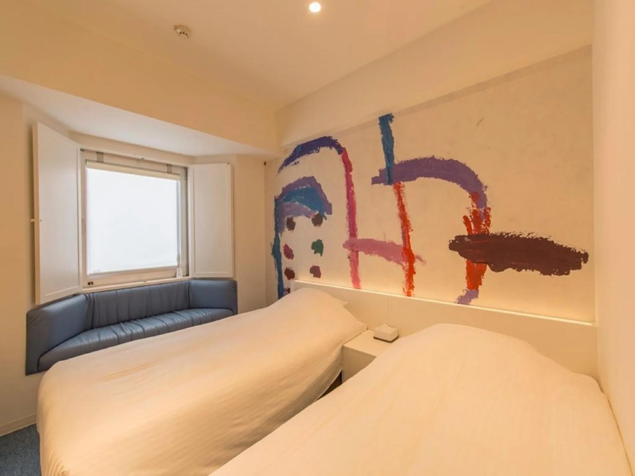 Photo of the whole room, Bed in Hotel Art Stay Naha Kokusai-Dori