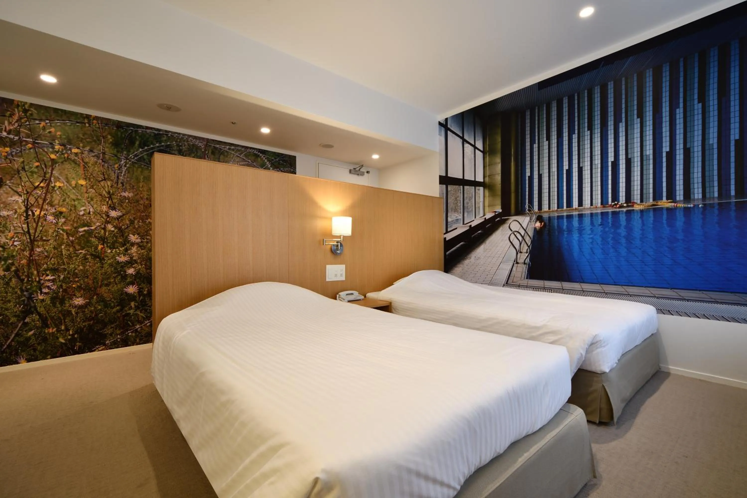 Photo of the whole room, Bed in Hotel Art Stay Naha Kokusai-Dori