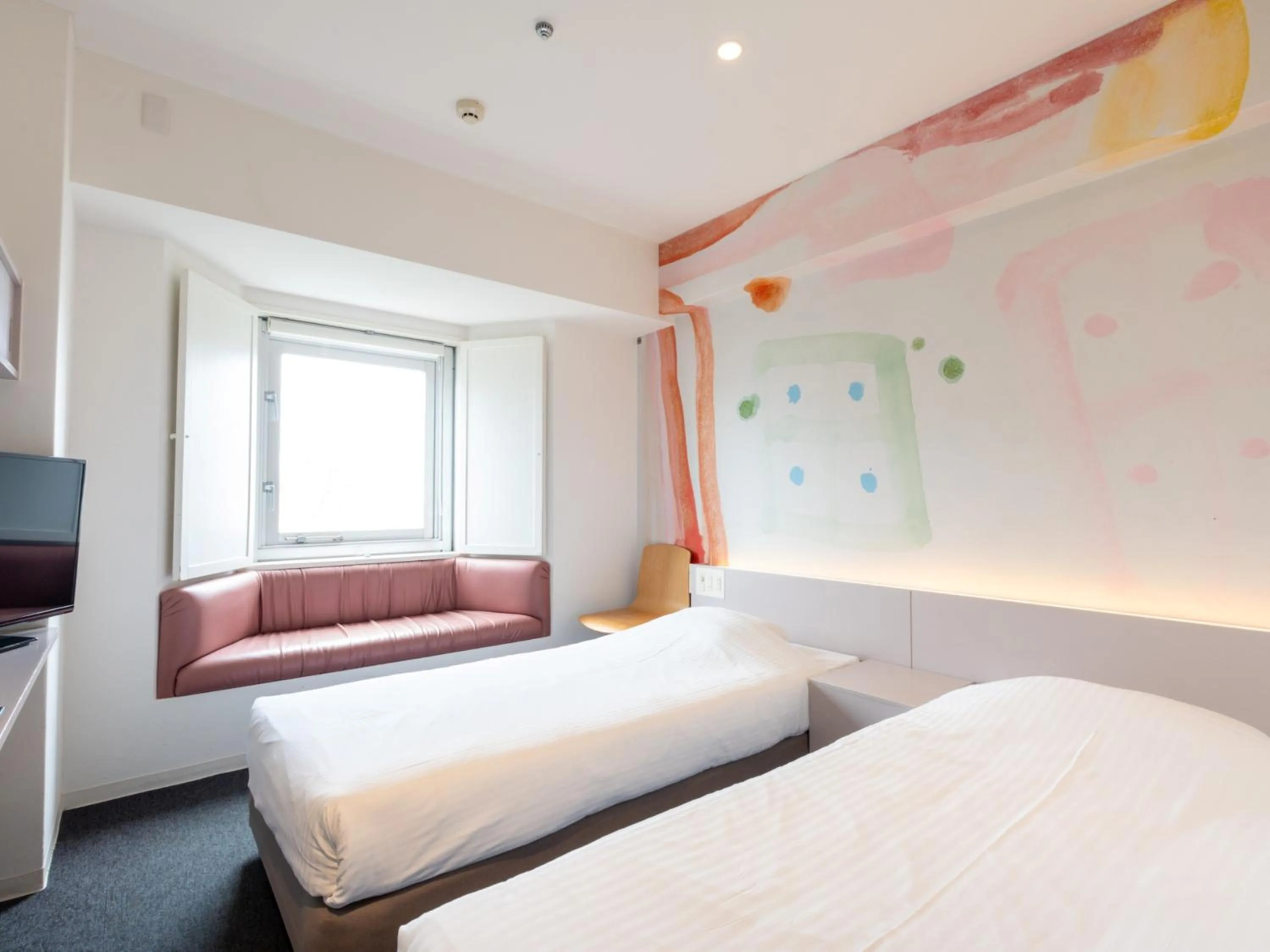 Photo of the whole room, Bed in Hotel Art Stay Naha Kokusai-Dori