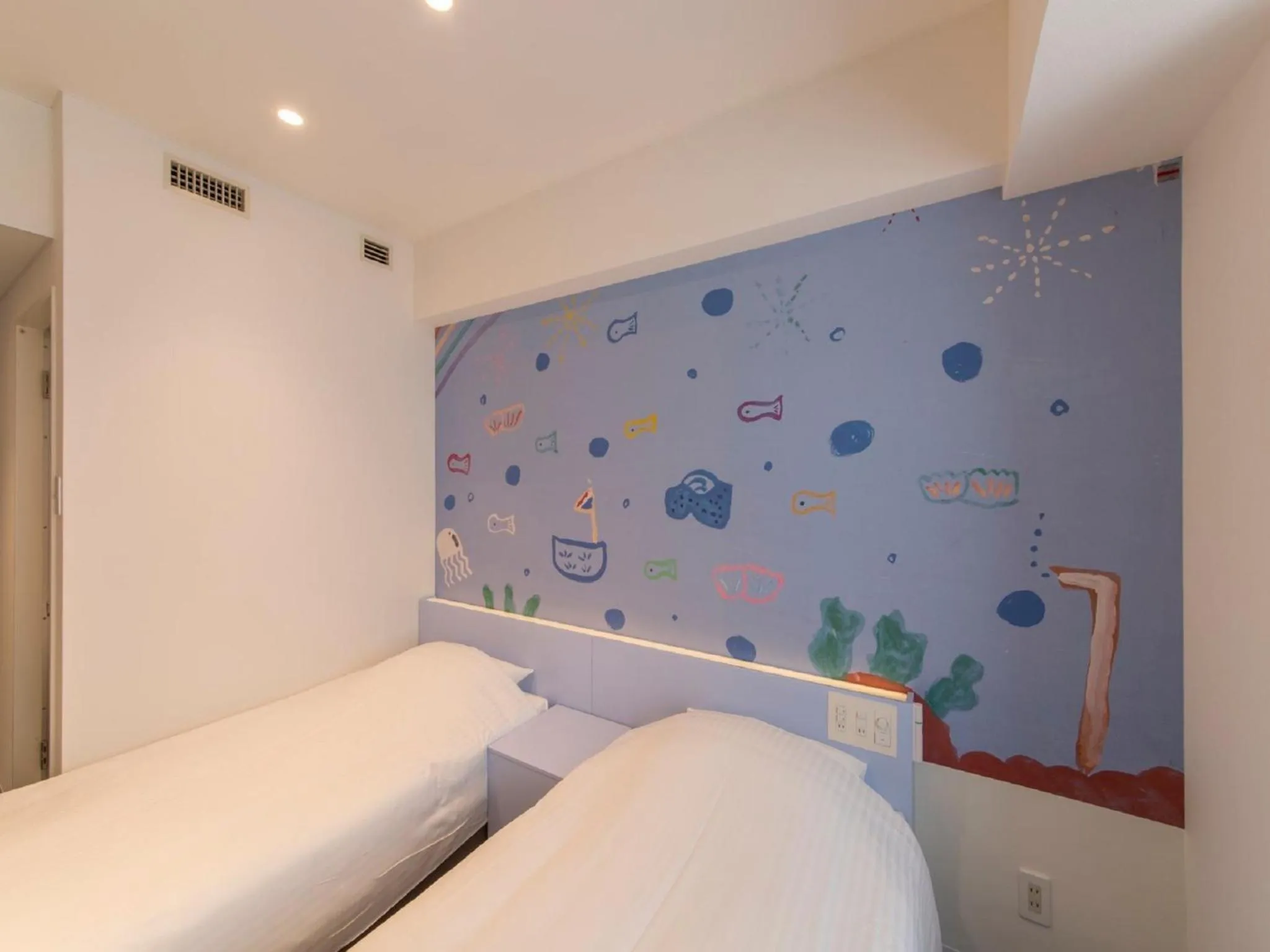 Photo of the whole room, Bed in Hotel Art Stay Naha Kokusai-Dori