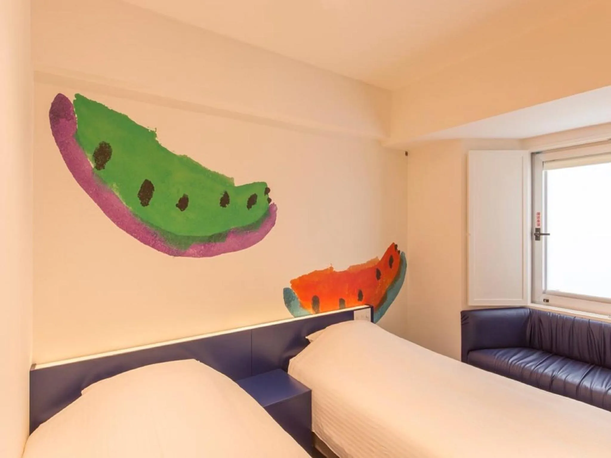 Photo of the whole room, Bed in Hotel Art Stay Naha Kokusai-Dori