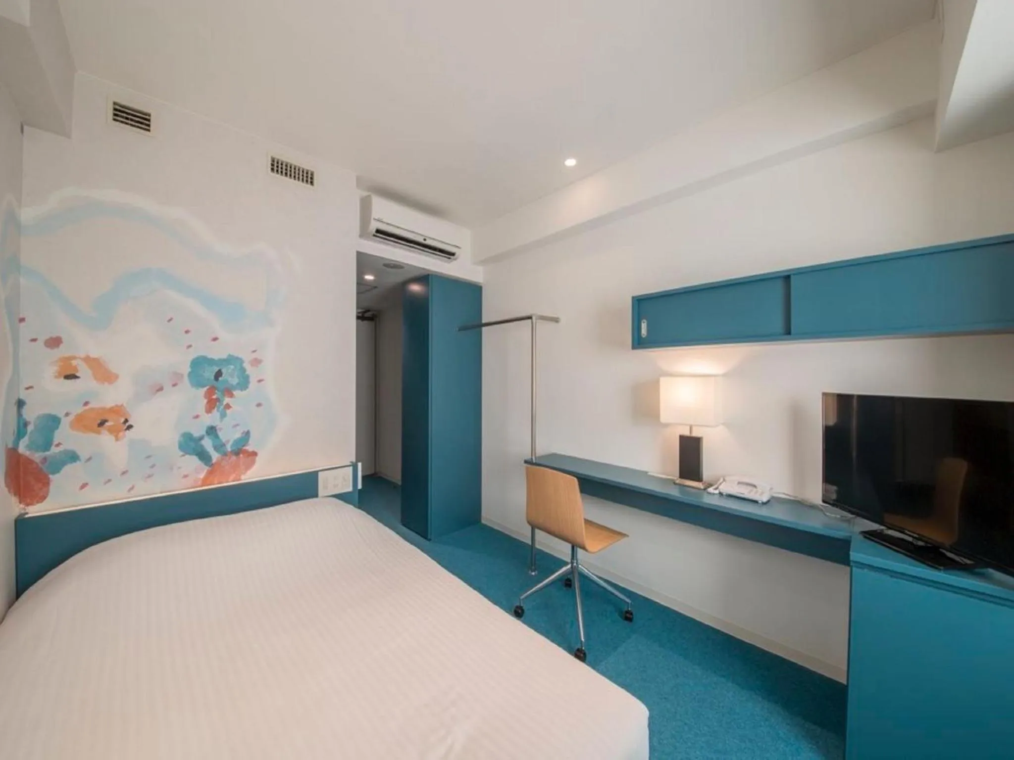 Photo of the whole room, Bed in Hotel Art Stay Naha Kokusai-Dori