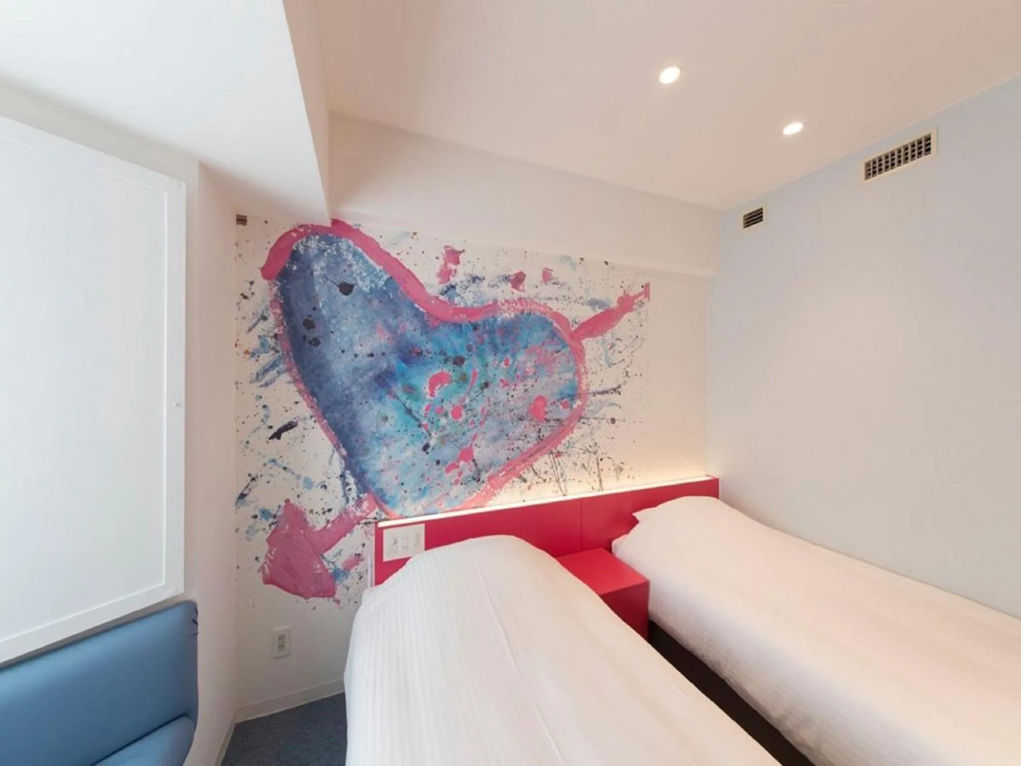 Photo of the whole room, Bed in Hotel Art Stay Naha Kokusai-Dori