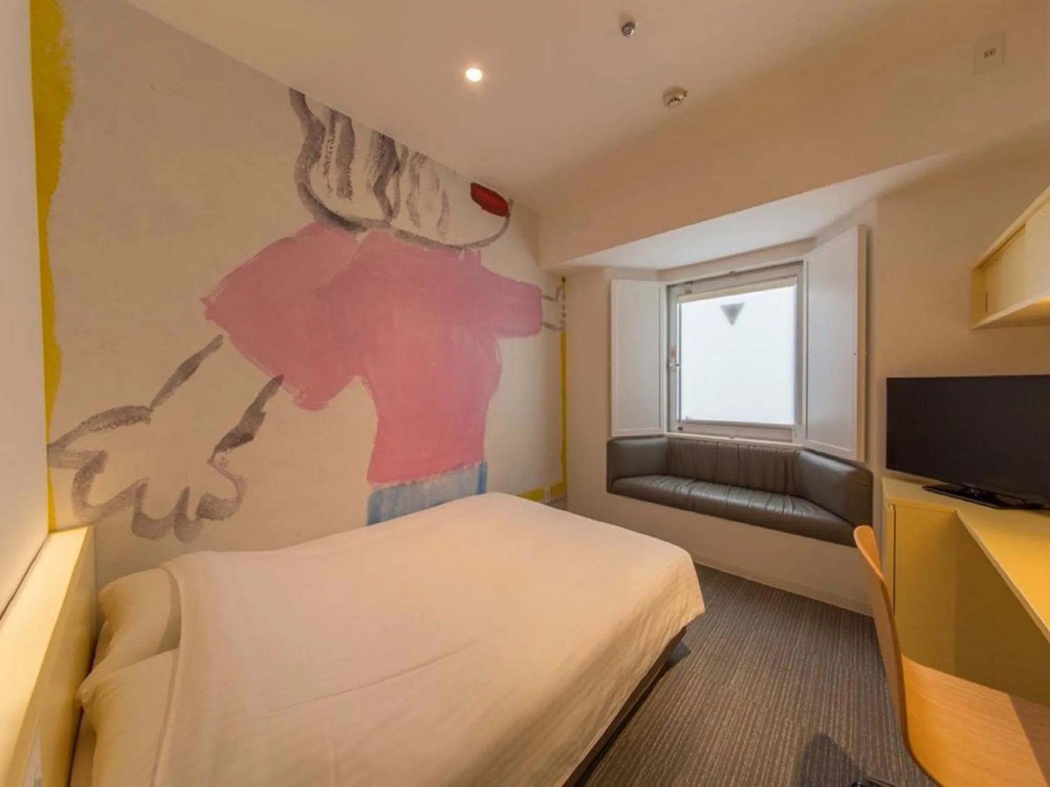 Photo of the whole room, Bed in Hotel Art Stay Naha Kokusai-Dori