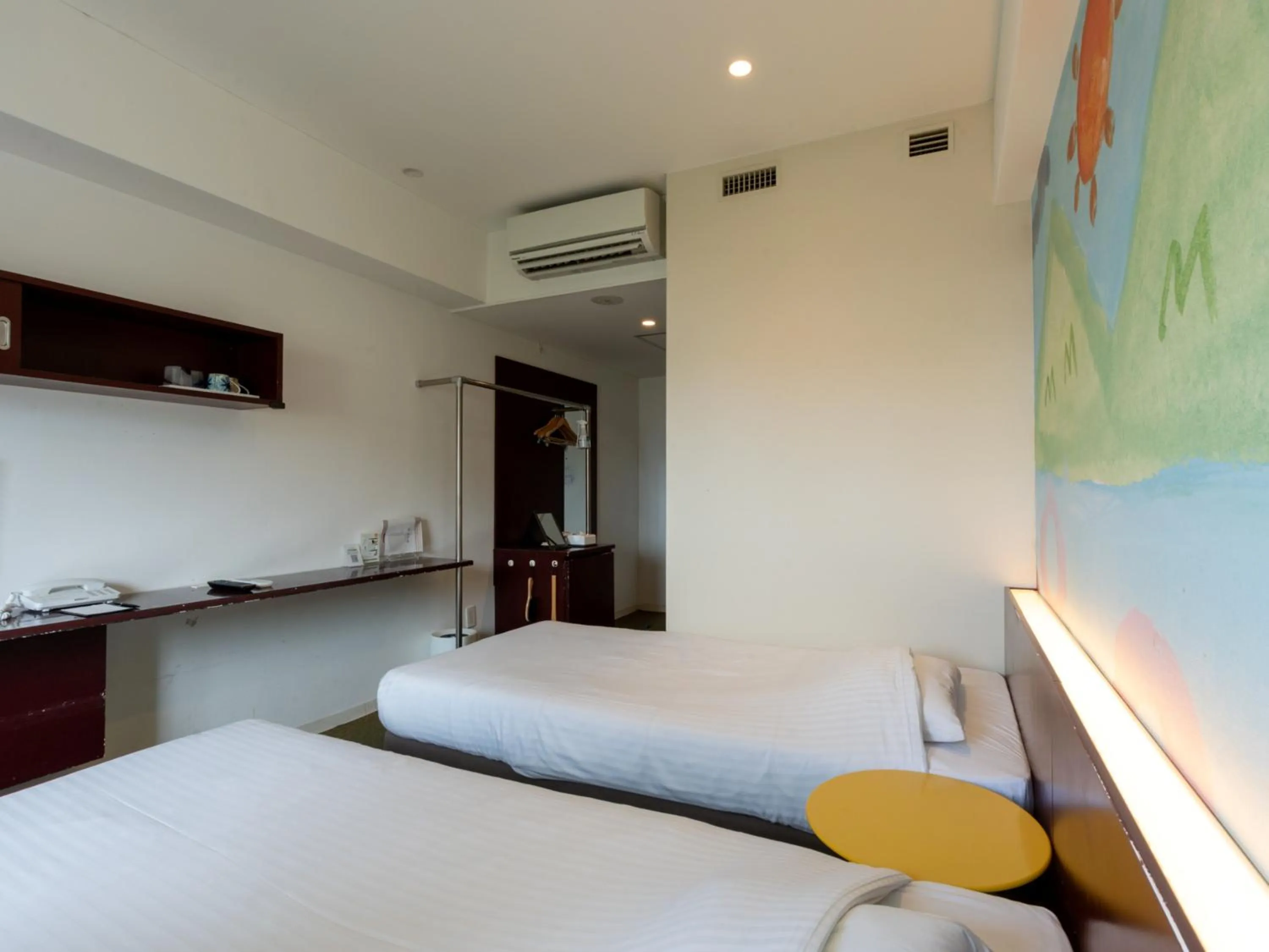 Photo of the whole room, Bed in Hotel Art Stay Naha Kokusai-Dori