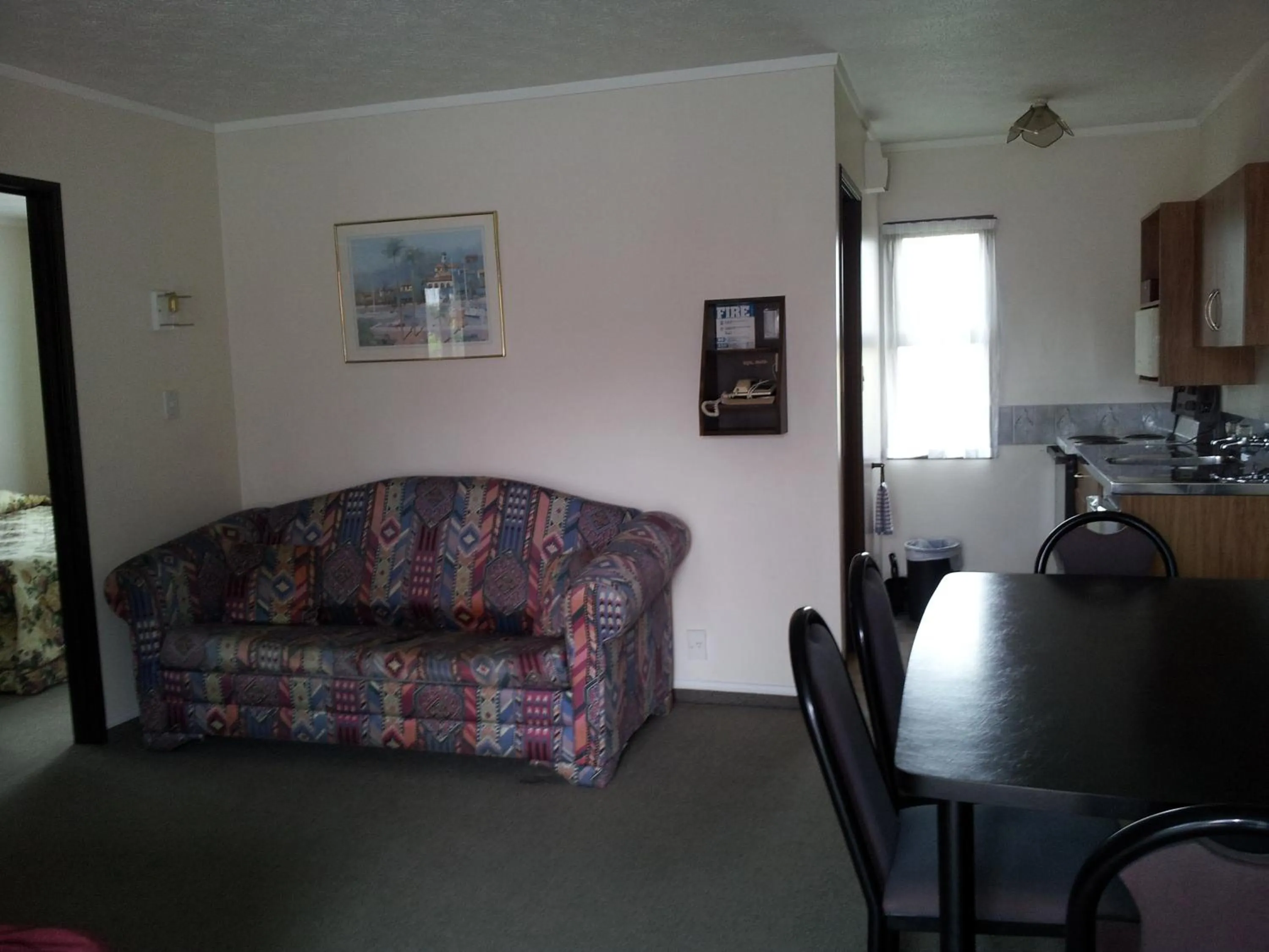 Seating area in Ace High Motor Inn