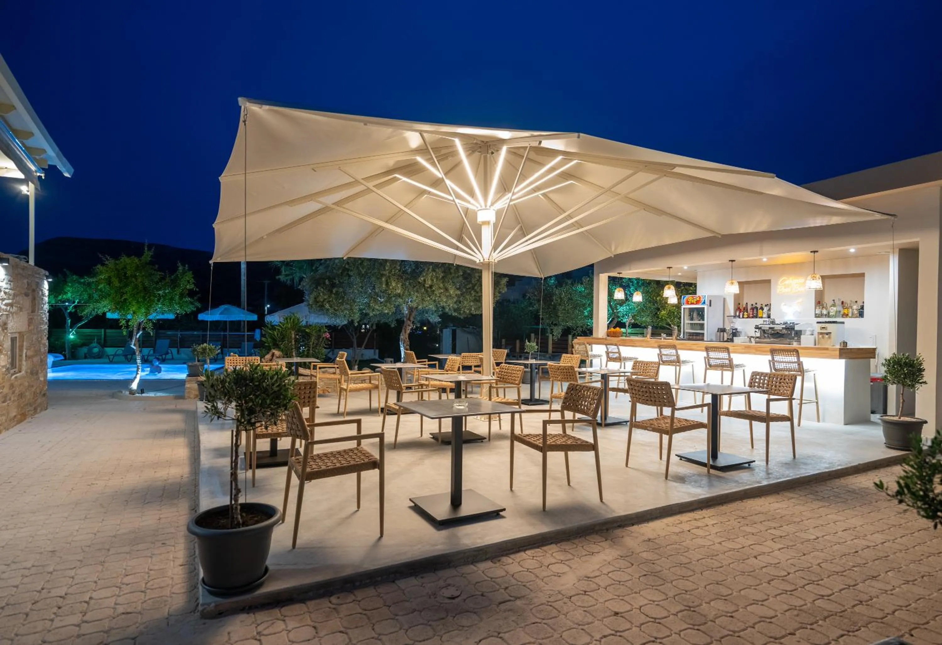 Patio in Calypso Hotel