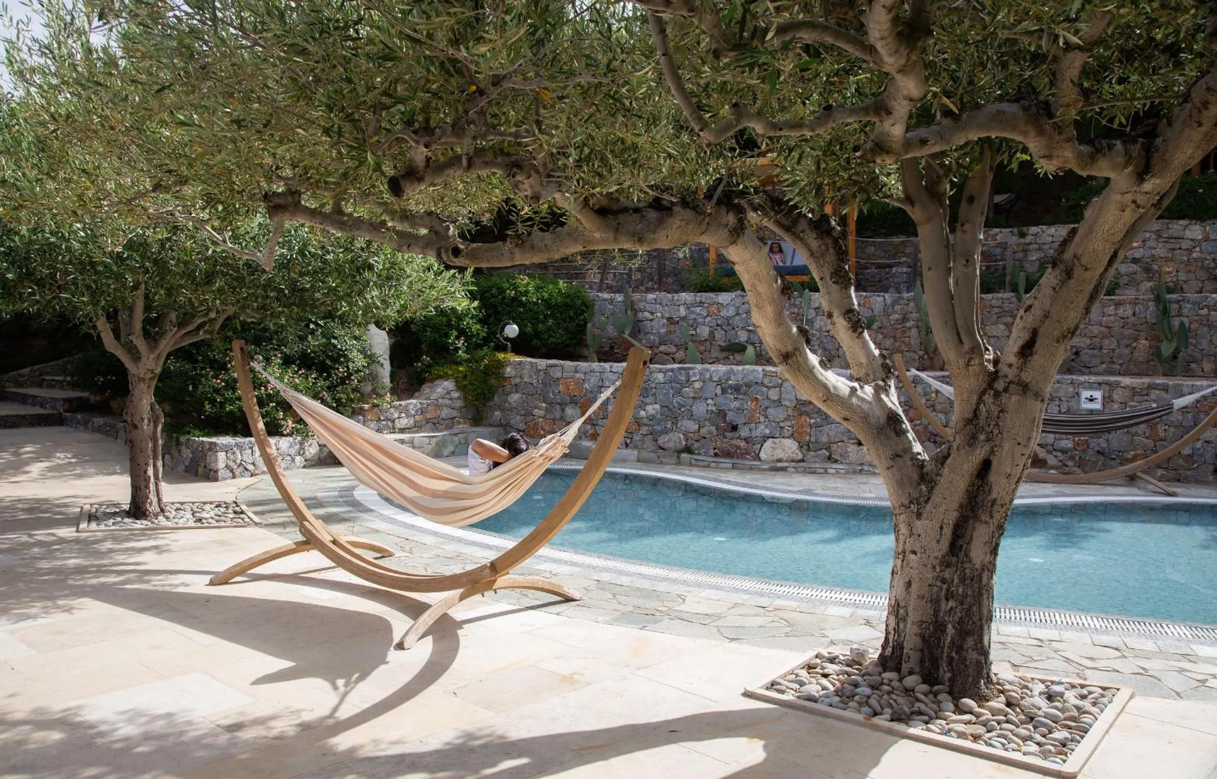 Garden view in Paralos Irini Mare