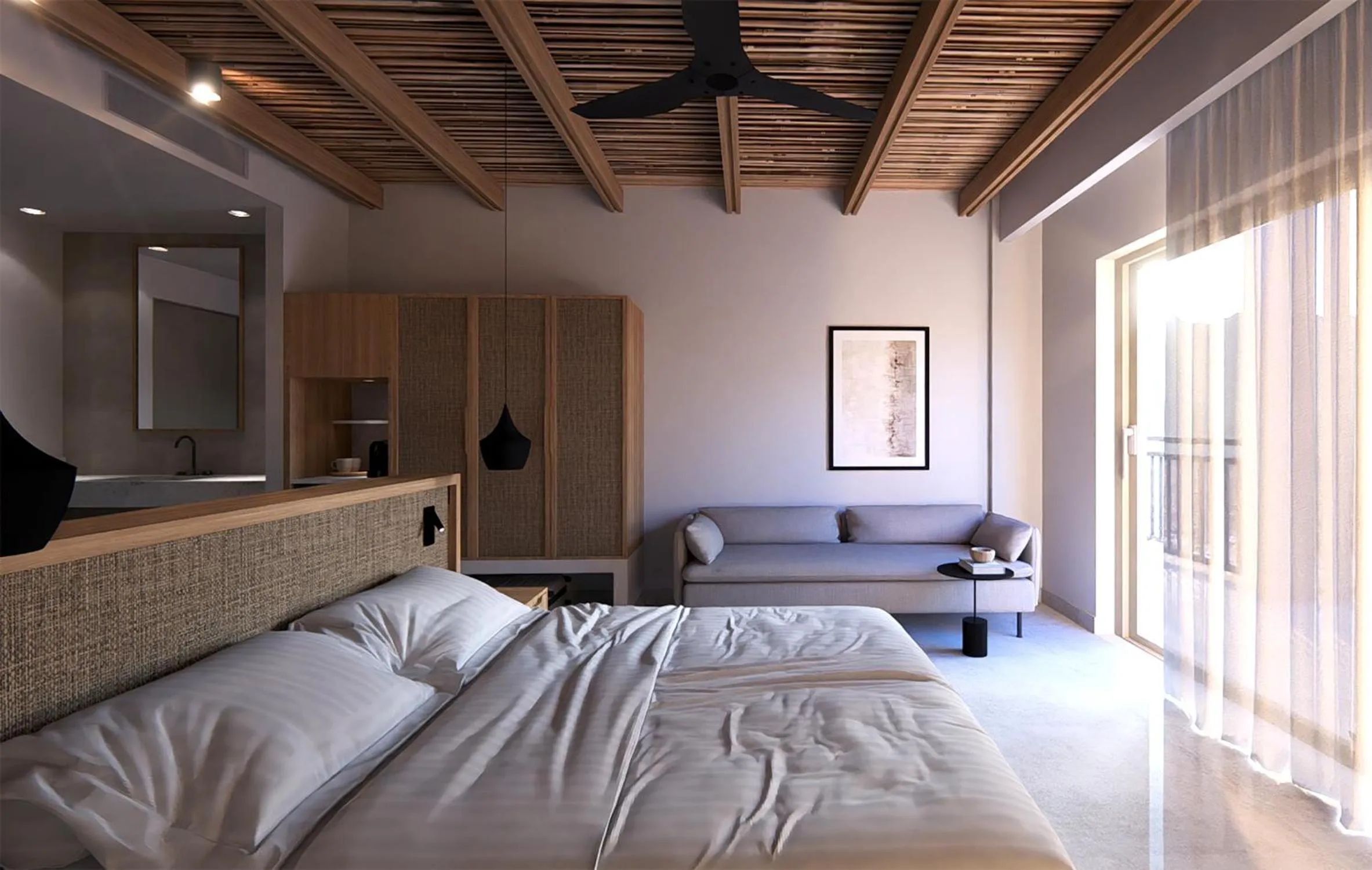 Bedroom, Bed in Paralos Irini Mare