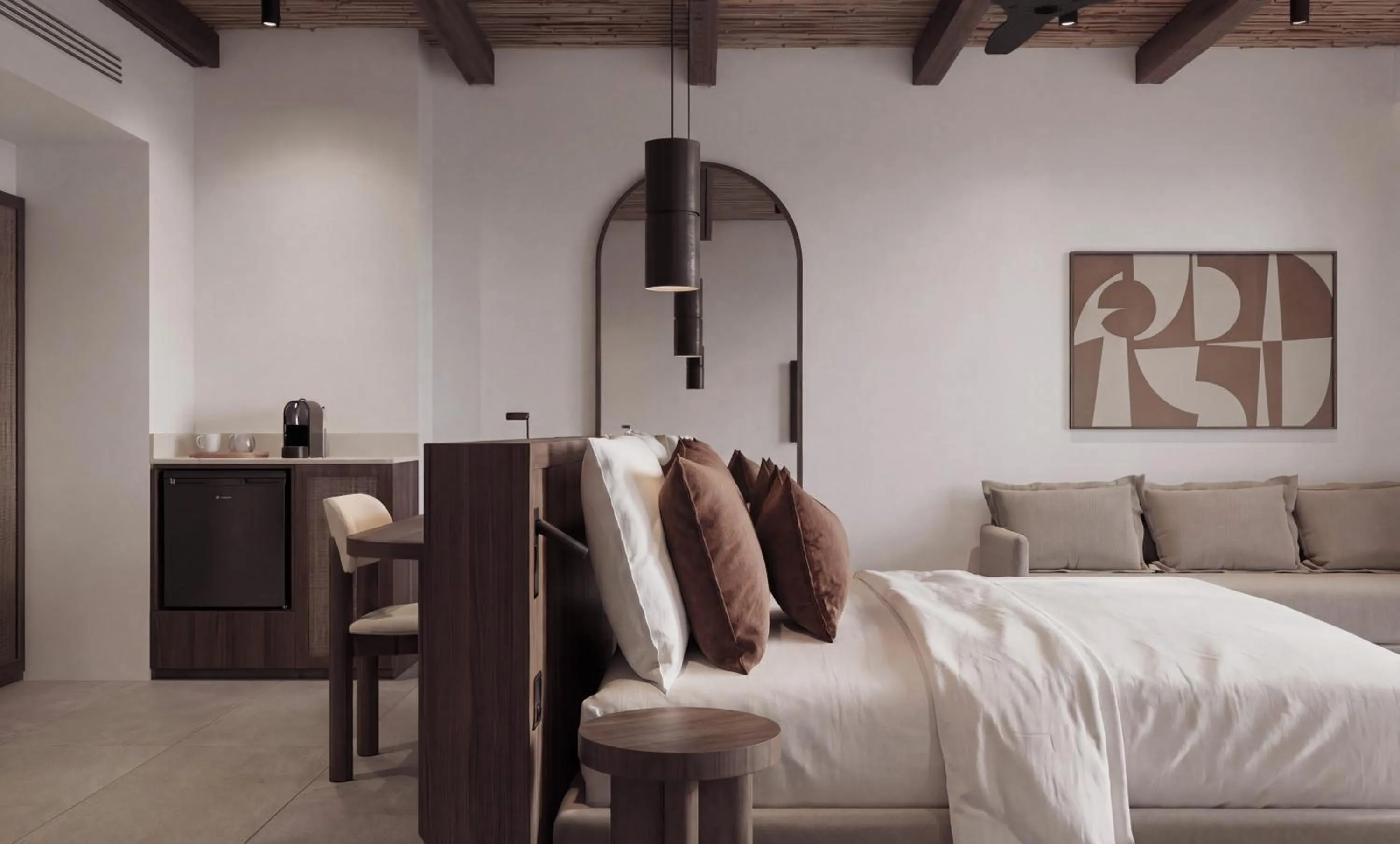 Bed in Paralos Irini Mare