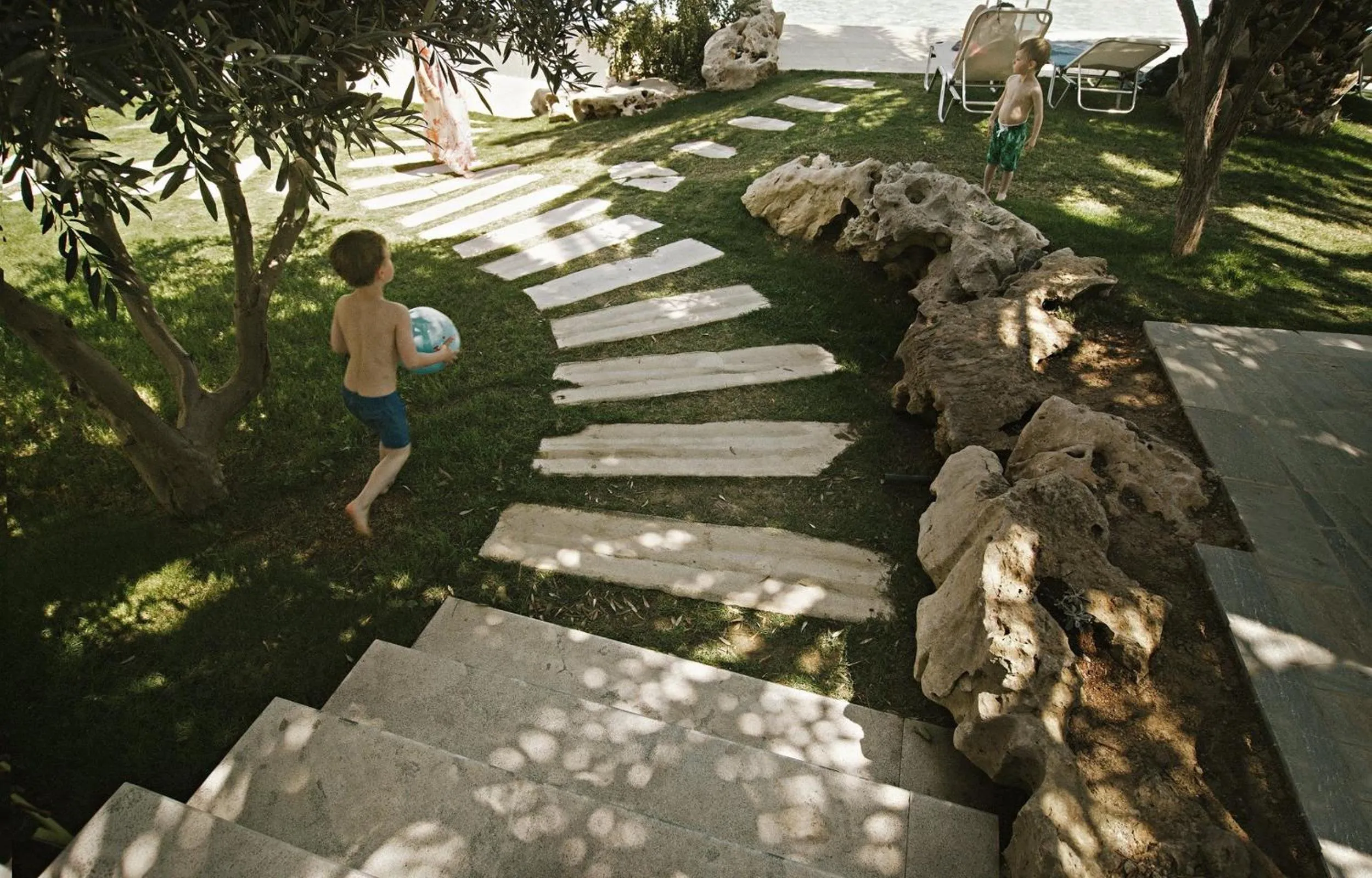 children in Paralos Irini Mare