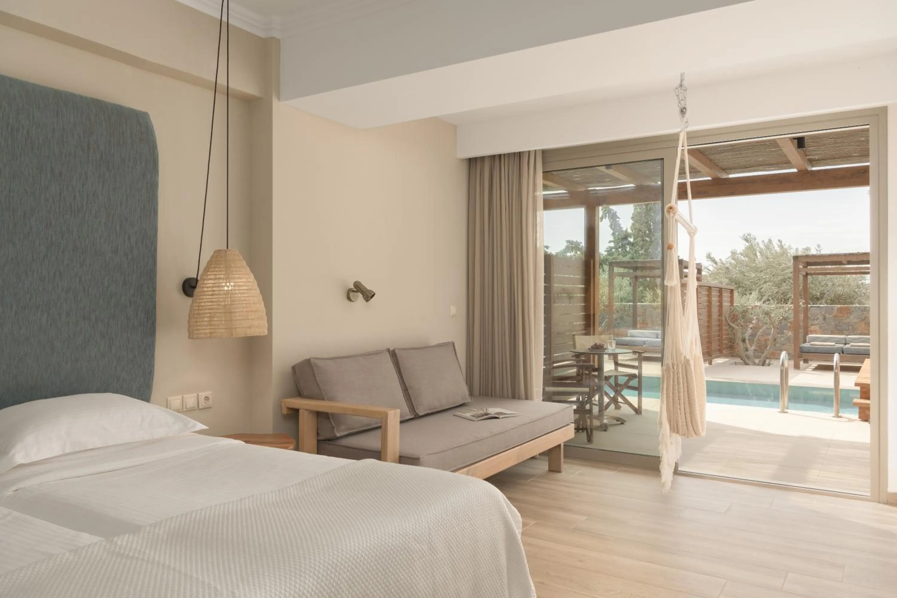 Bed in Paralos Irini Mare