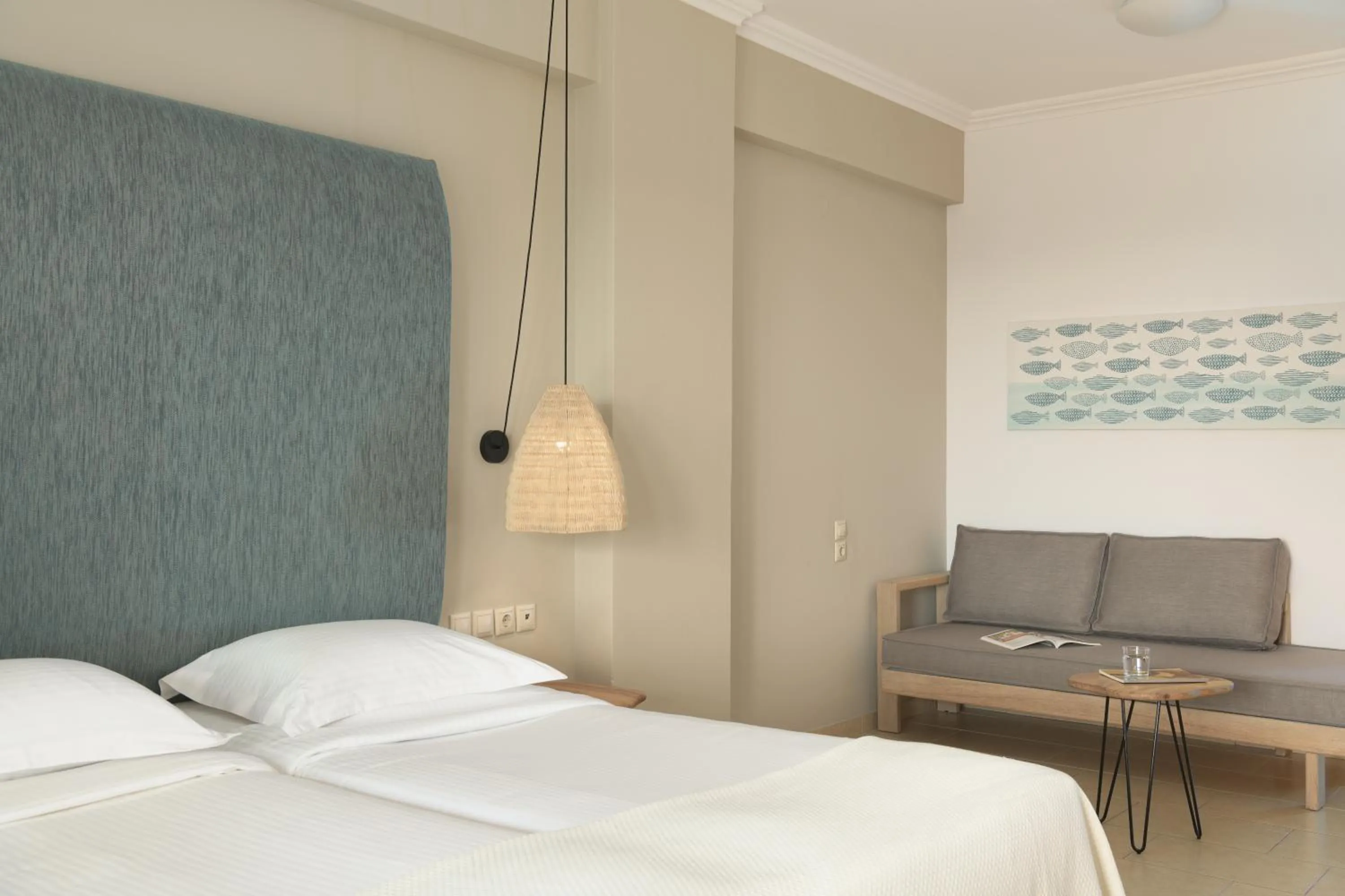 Bedroom, Bed in Paralos Irini Mare