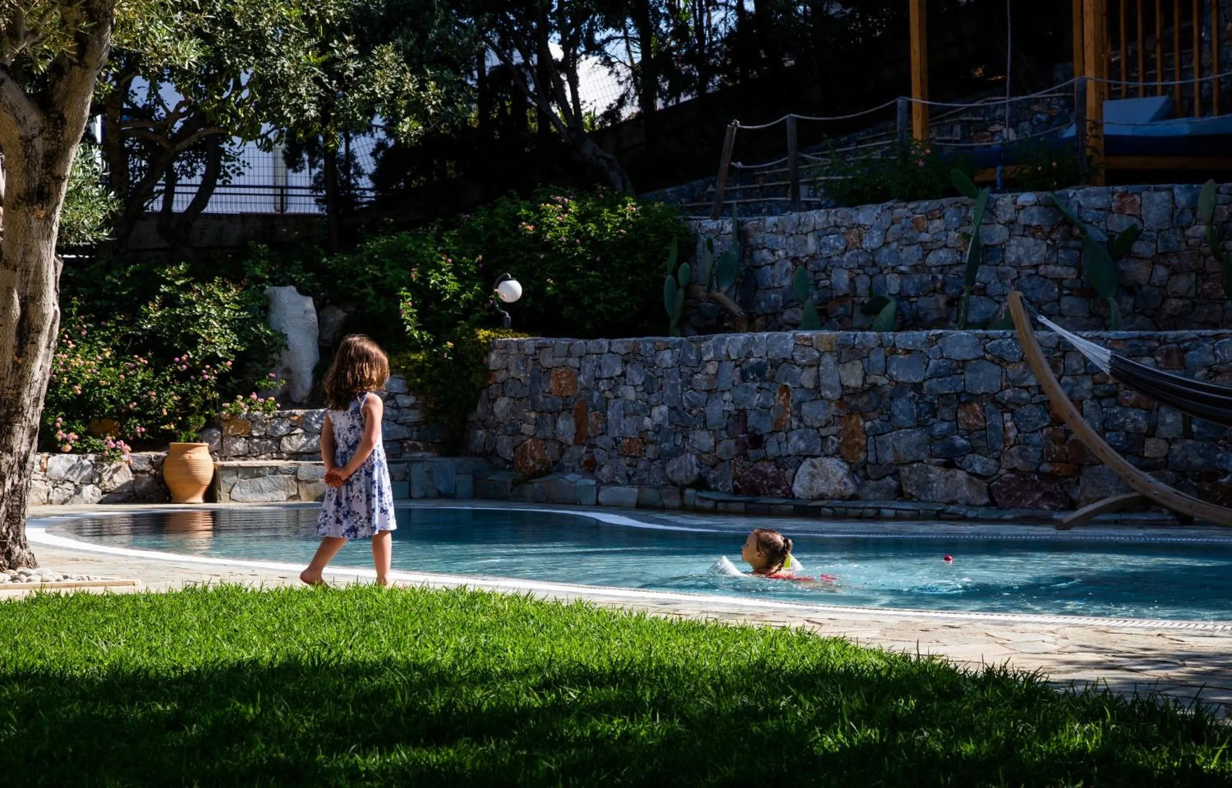 People in Paralos Irini Mare