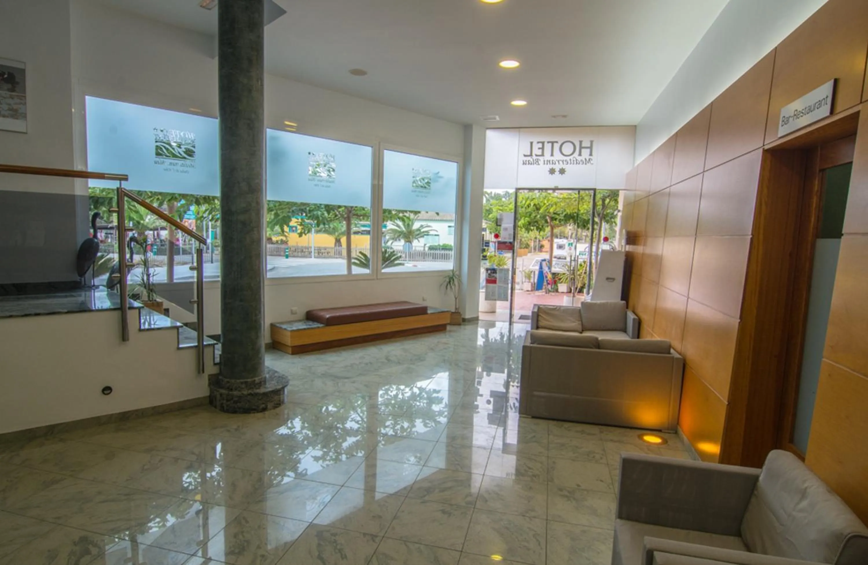 Lobby or reception in Hotel Mediterrani Blau