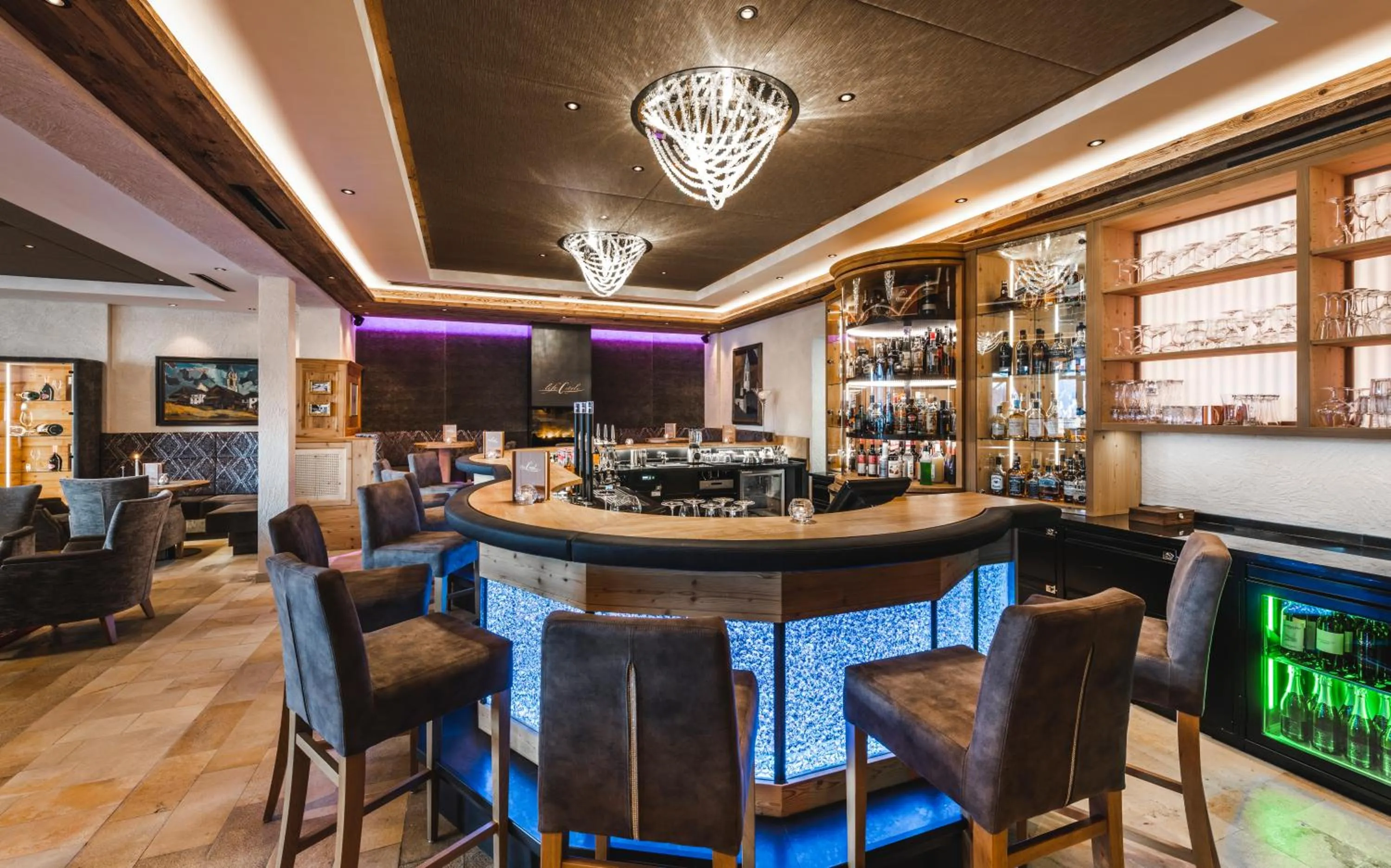 Lounge or bar in Wellnesshotel Cervosa